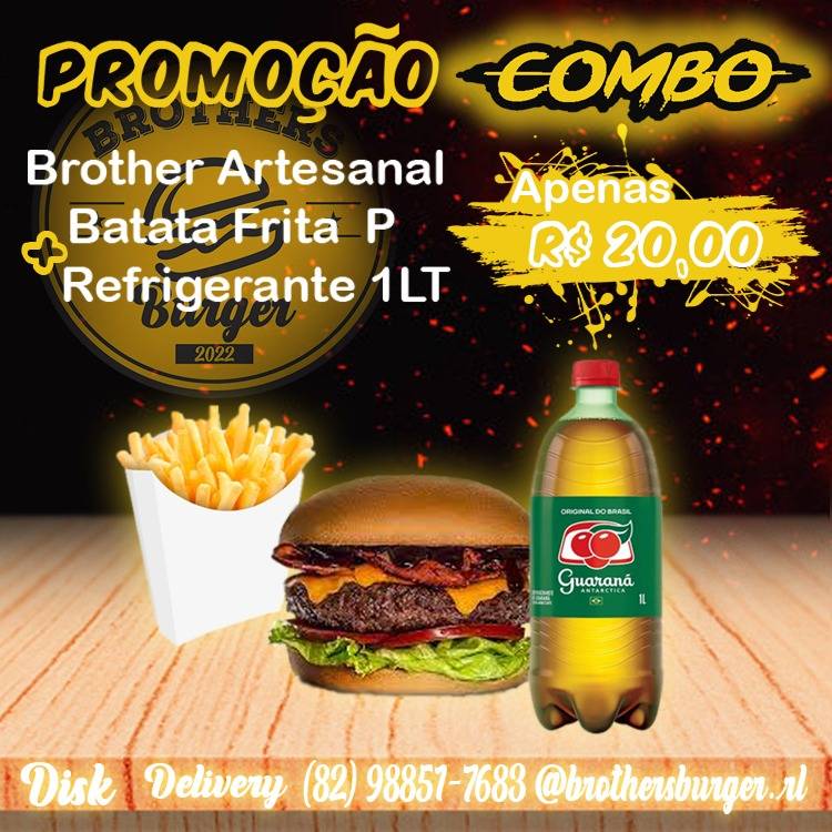Brothers Burger cardápio