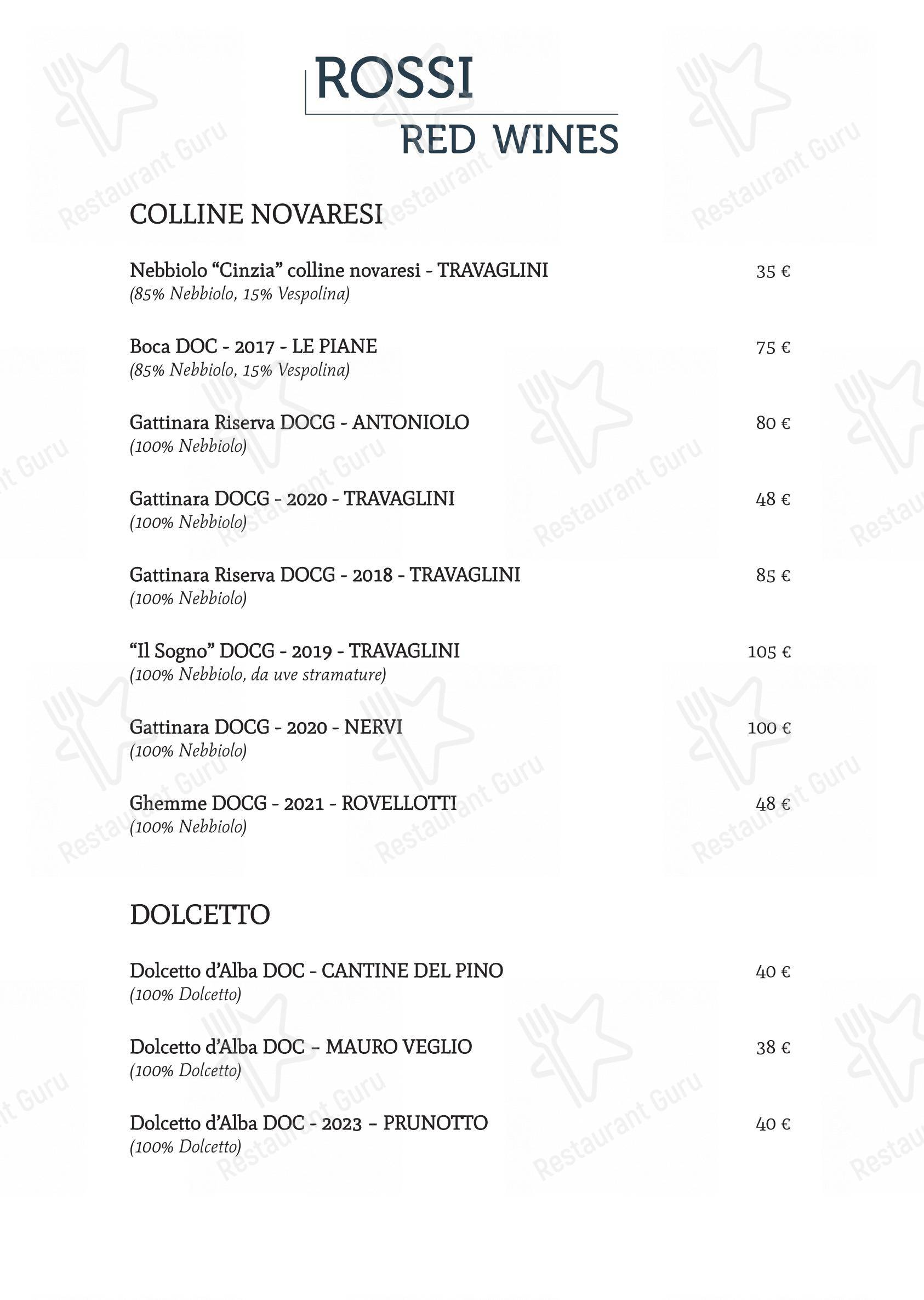 Основное меню per Ristorante Casa Bella ristorante