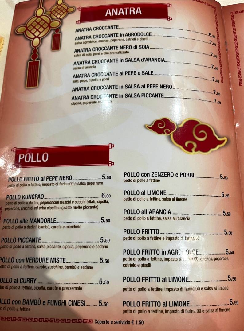 Menu di China Town 
