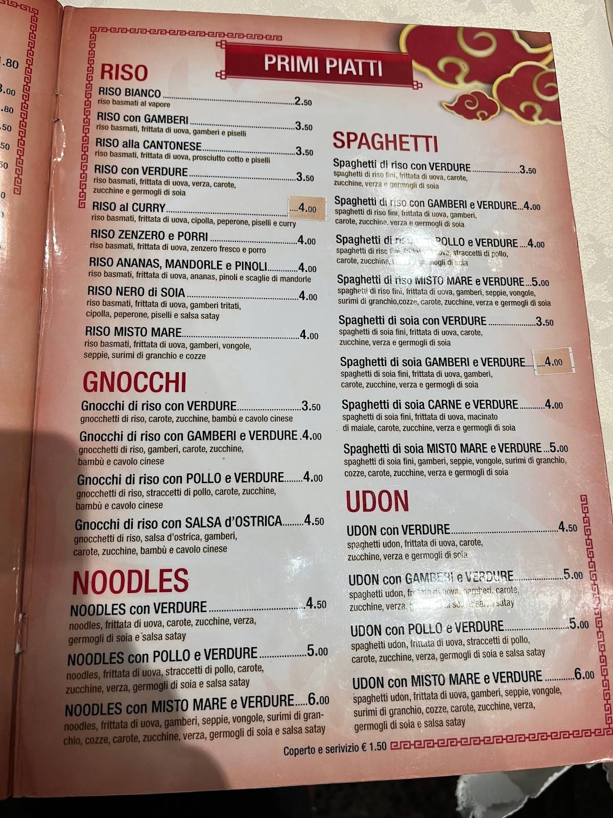 Menu di China Town 