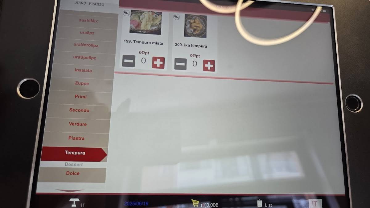 Menu di Ristorante Cinese Giapponese HE 