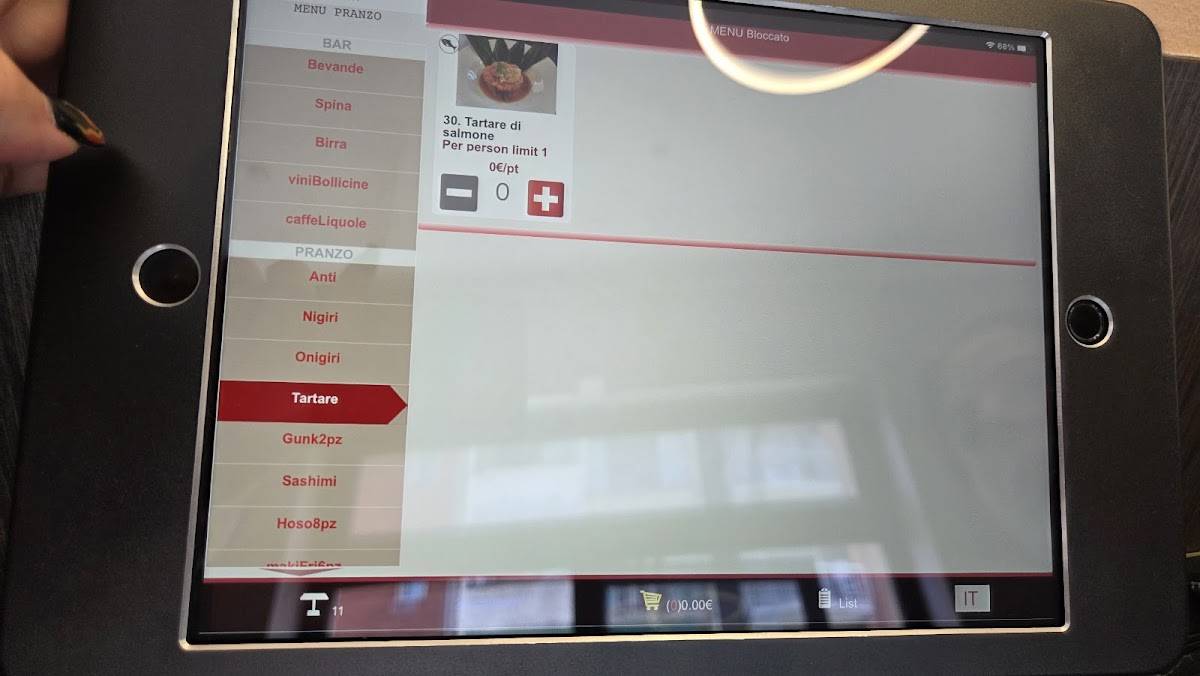 Menu di Ristorante Cinese Giapponese HE 