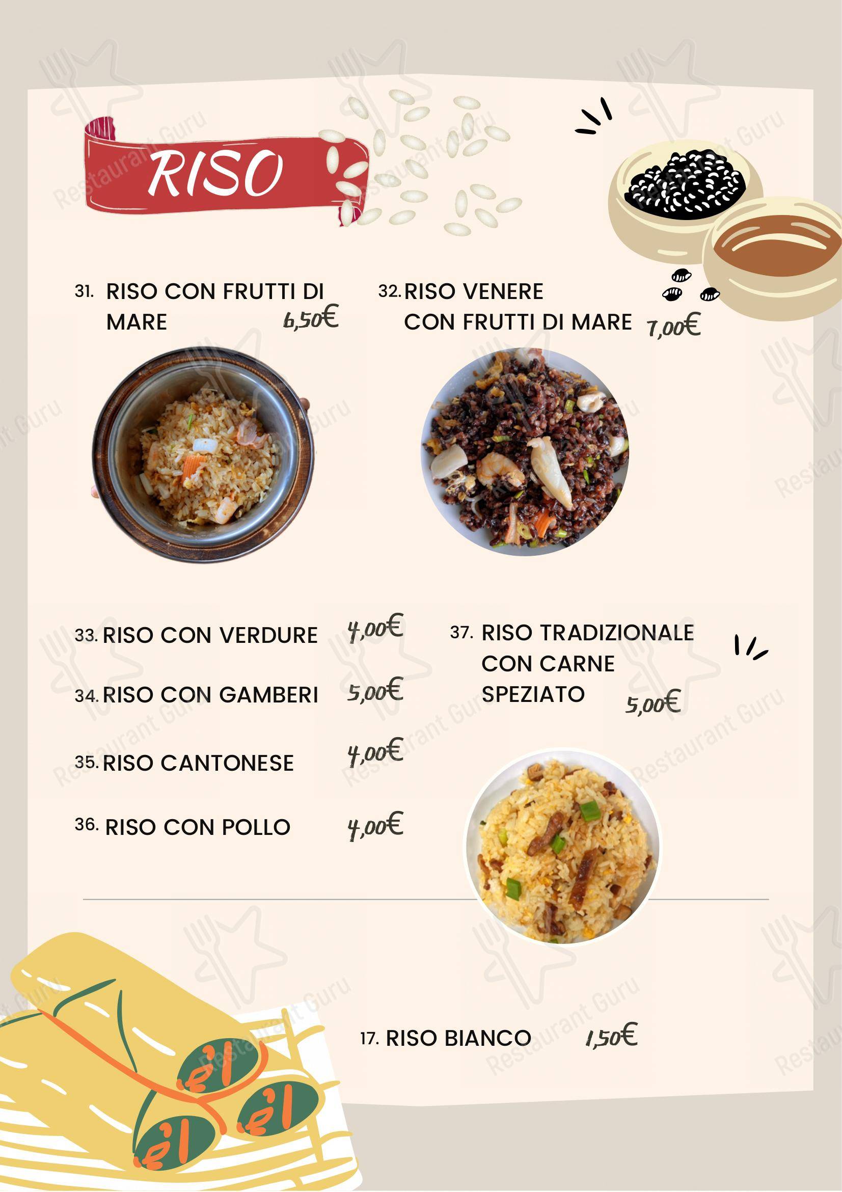 Menu per QOR - Ristorante Giapponese - Milano ristorante
