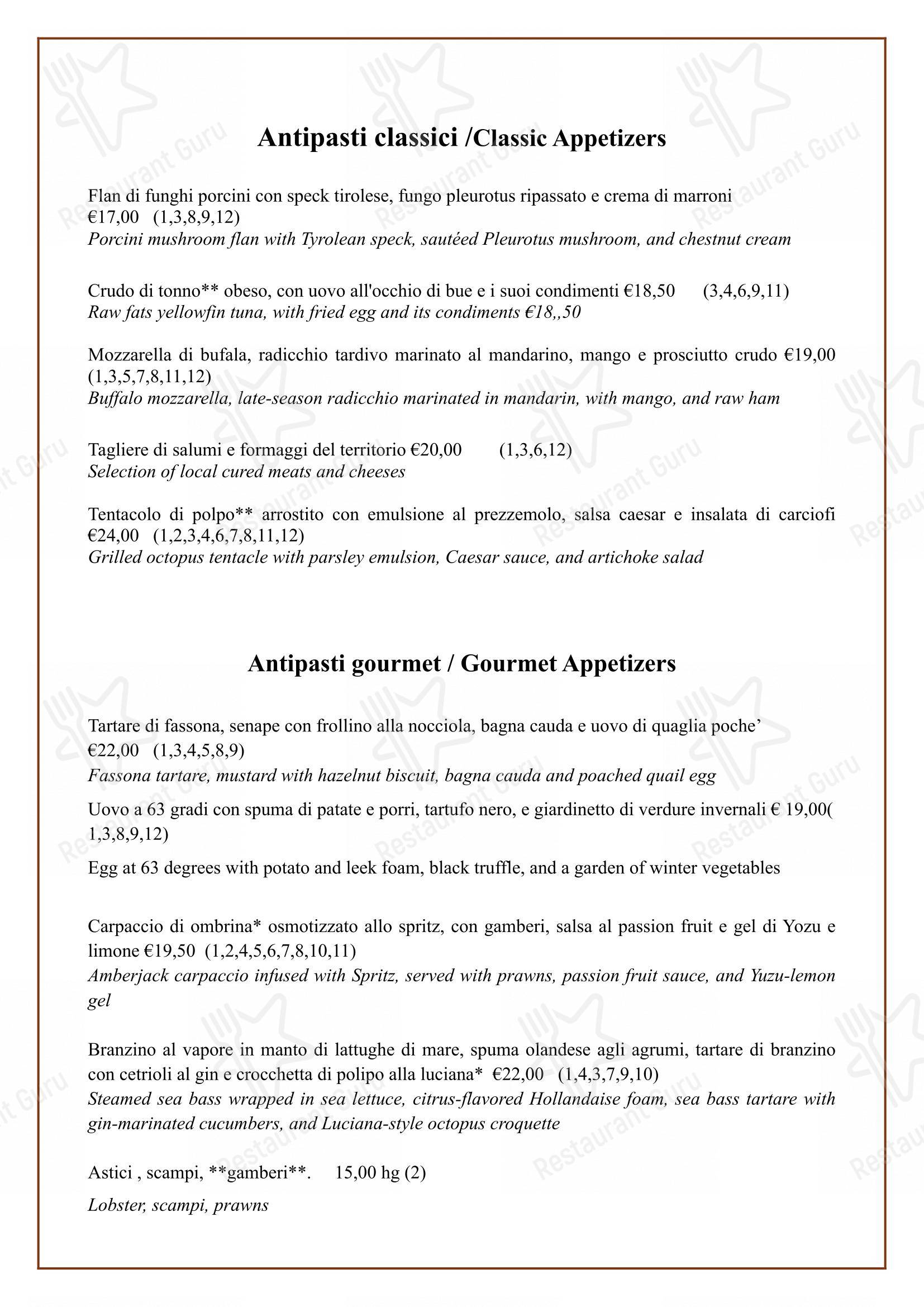 Menu per Ristorante Il Piccolo Mondo ristorante