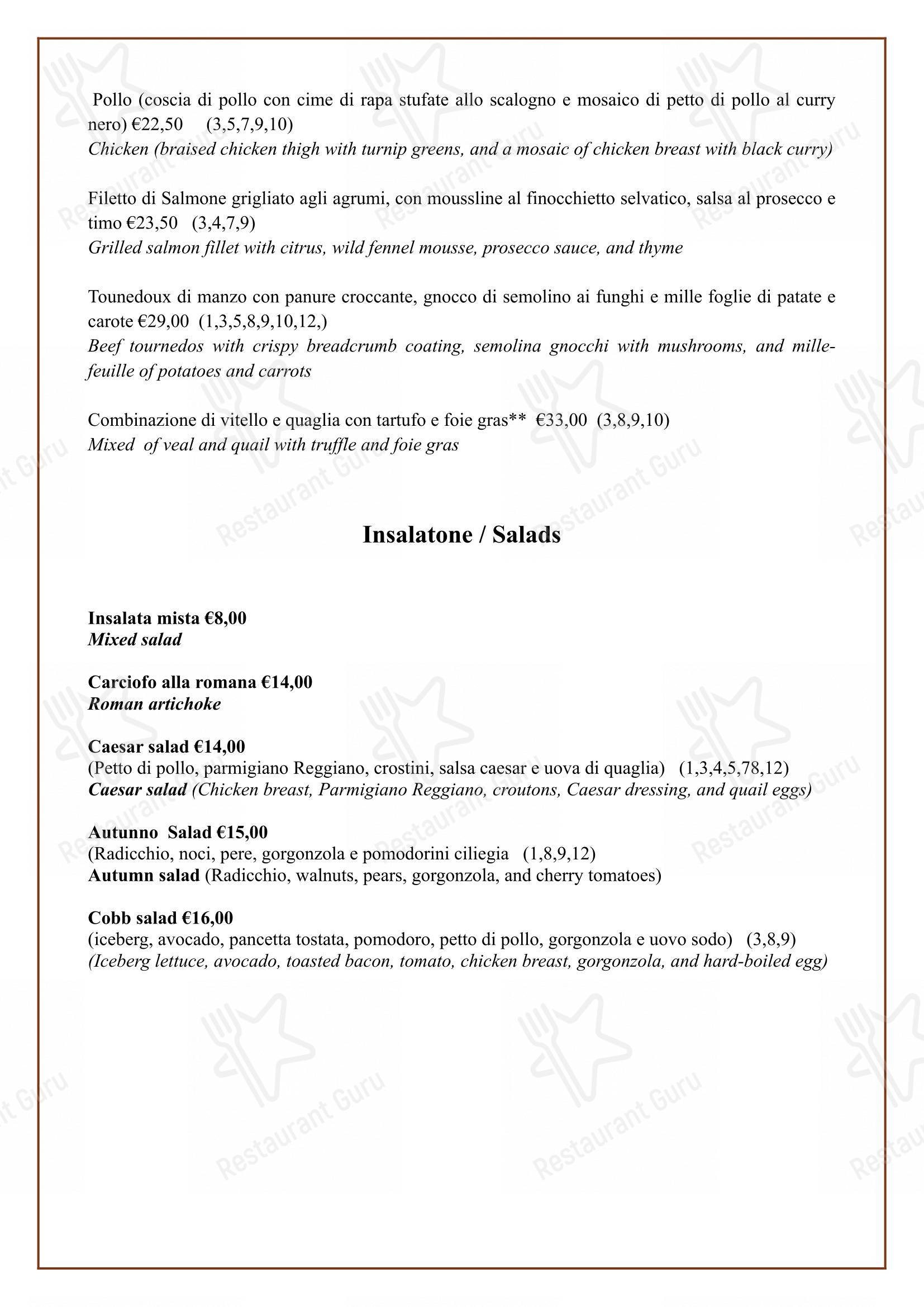 Menu di Ristorante Il Piccolo Mondo - Menu