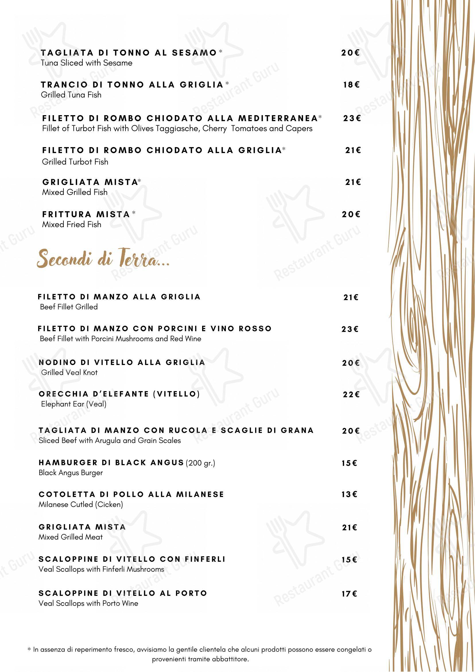 Menu per Ristorante Jolly'S Pizzeria - Asporto e a Domicilio pizzeria