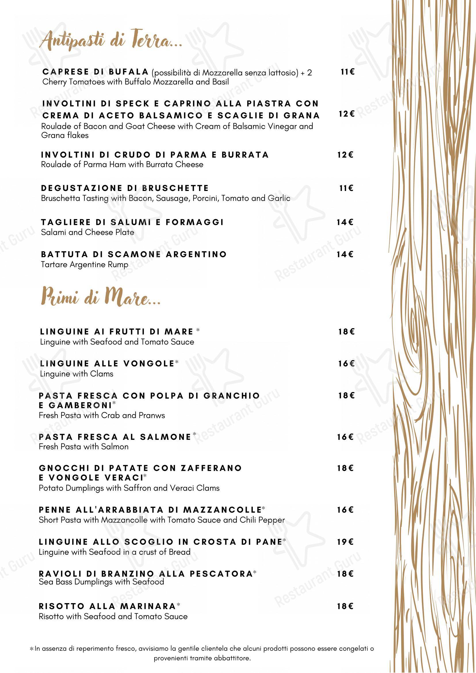 Menu per Ristorante Jolly'S Pizzeria - Asporto e a Domicilio in Grassobbio