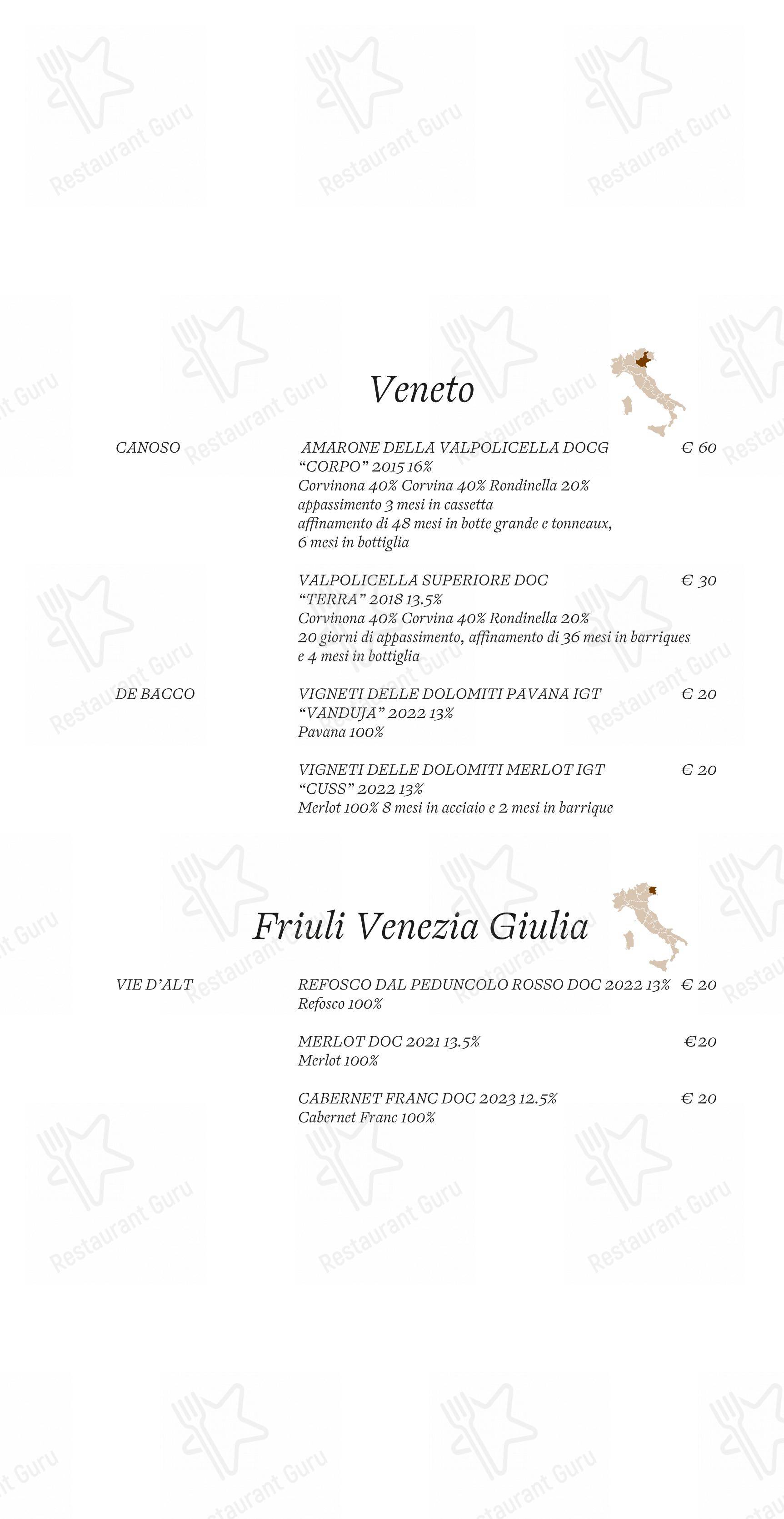 菜单 pour Ristorante Little Italy restaurant