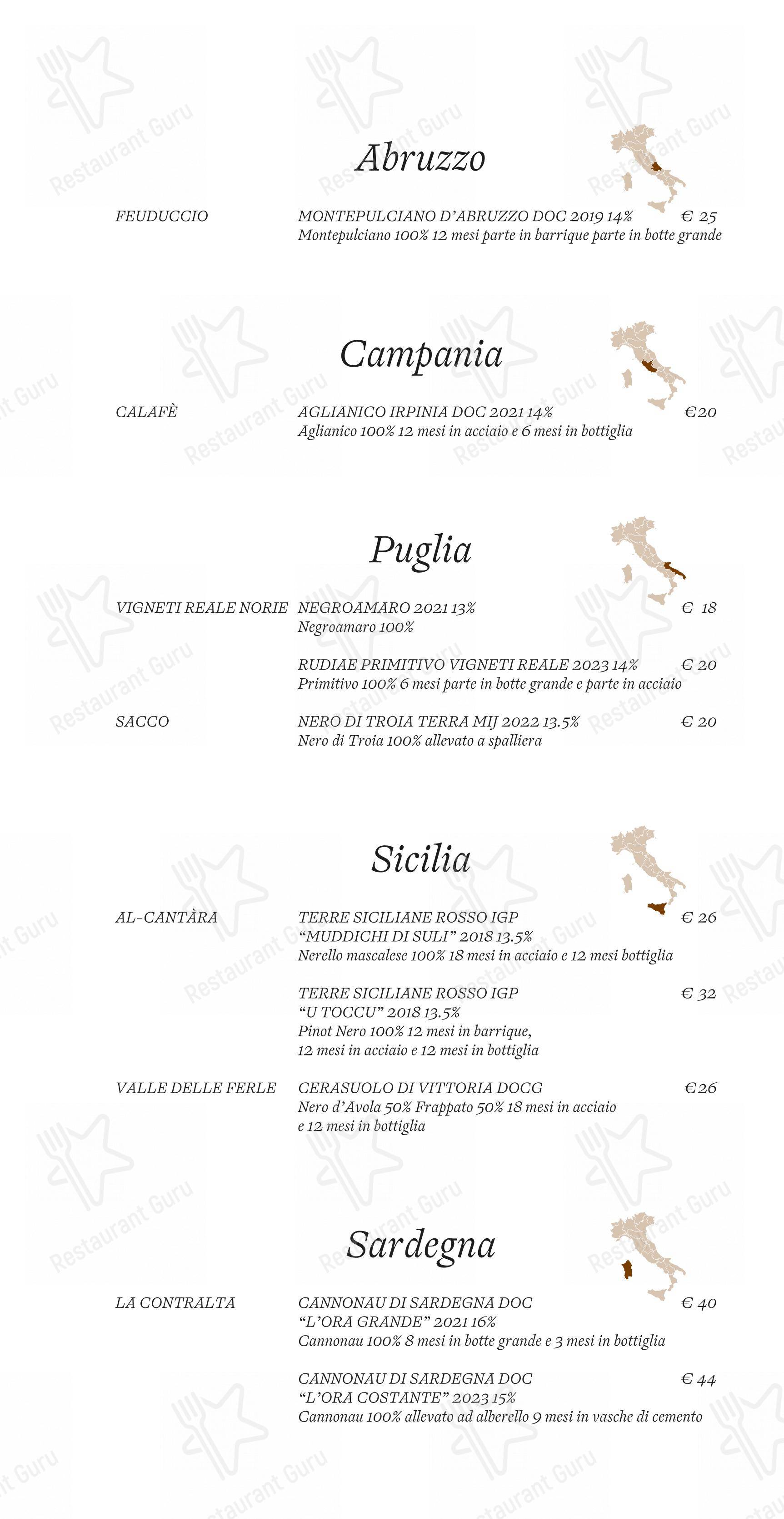 Ristorante Little Italy dans Verbania - 菜单