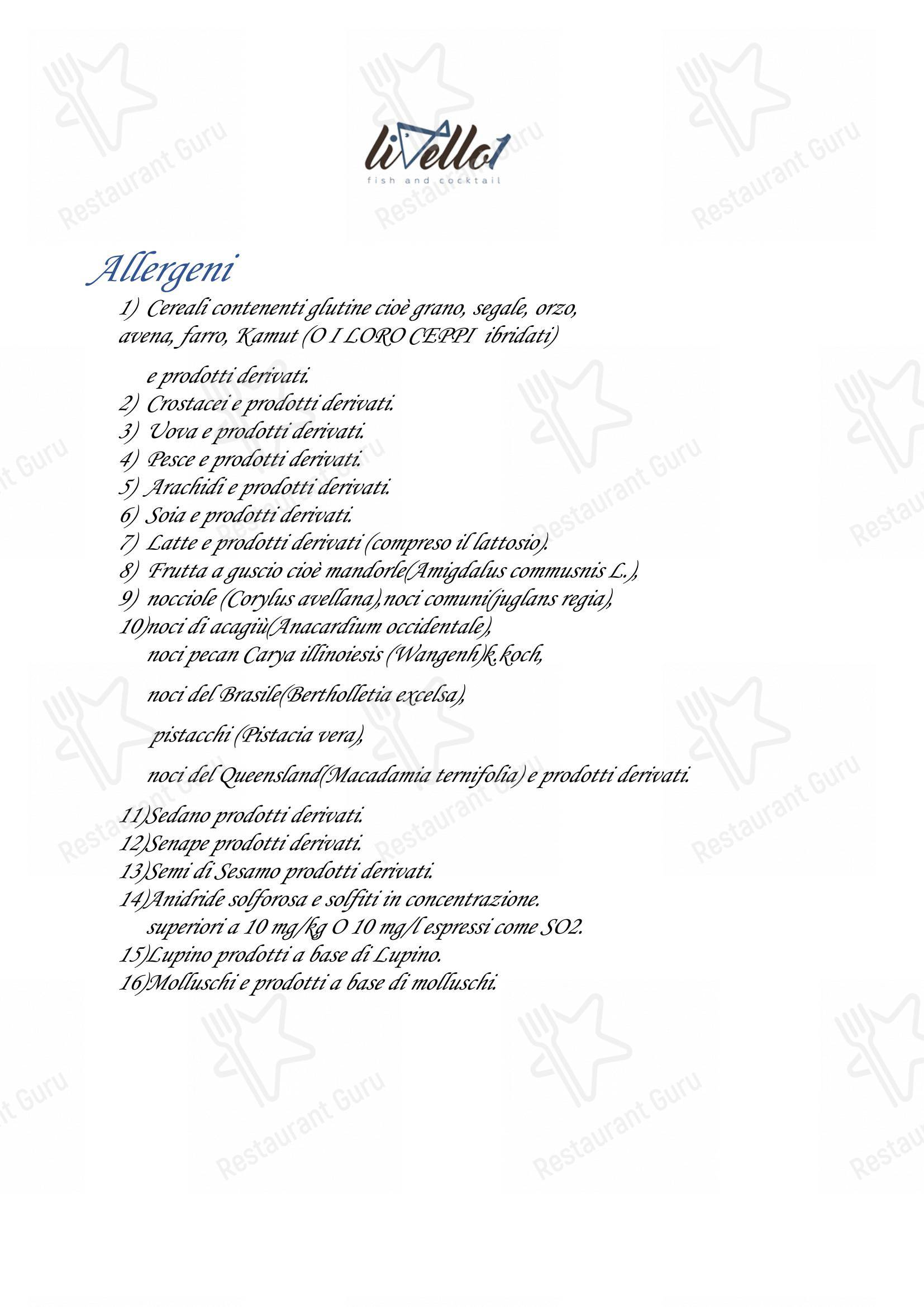 Menu di Ristorante Livello1 - 菜单