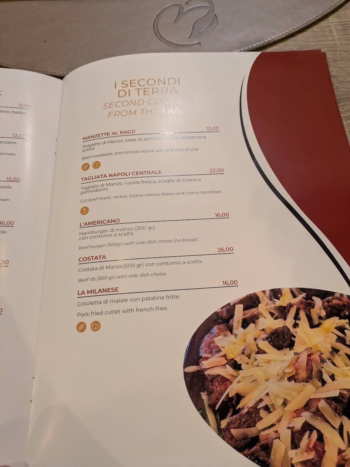 Menu di Ristorante Napoli Centrale 