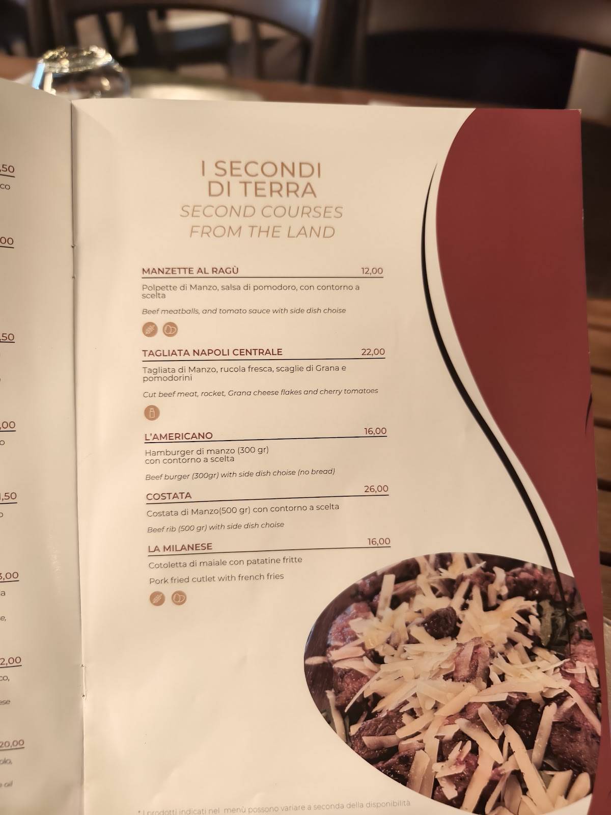 Menu di Ristorante Napoli Centrale 