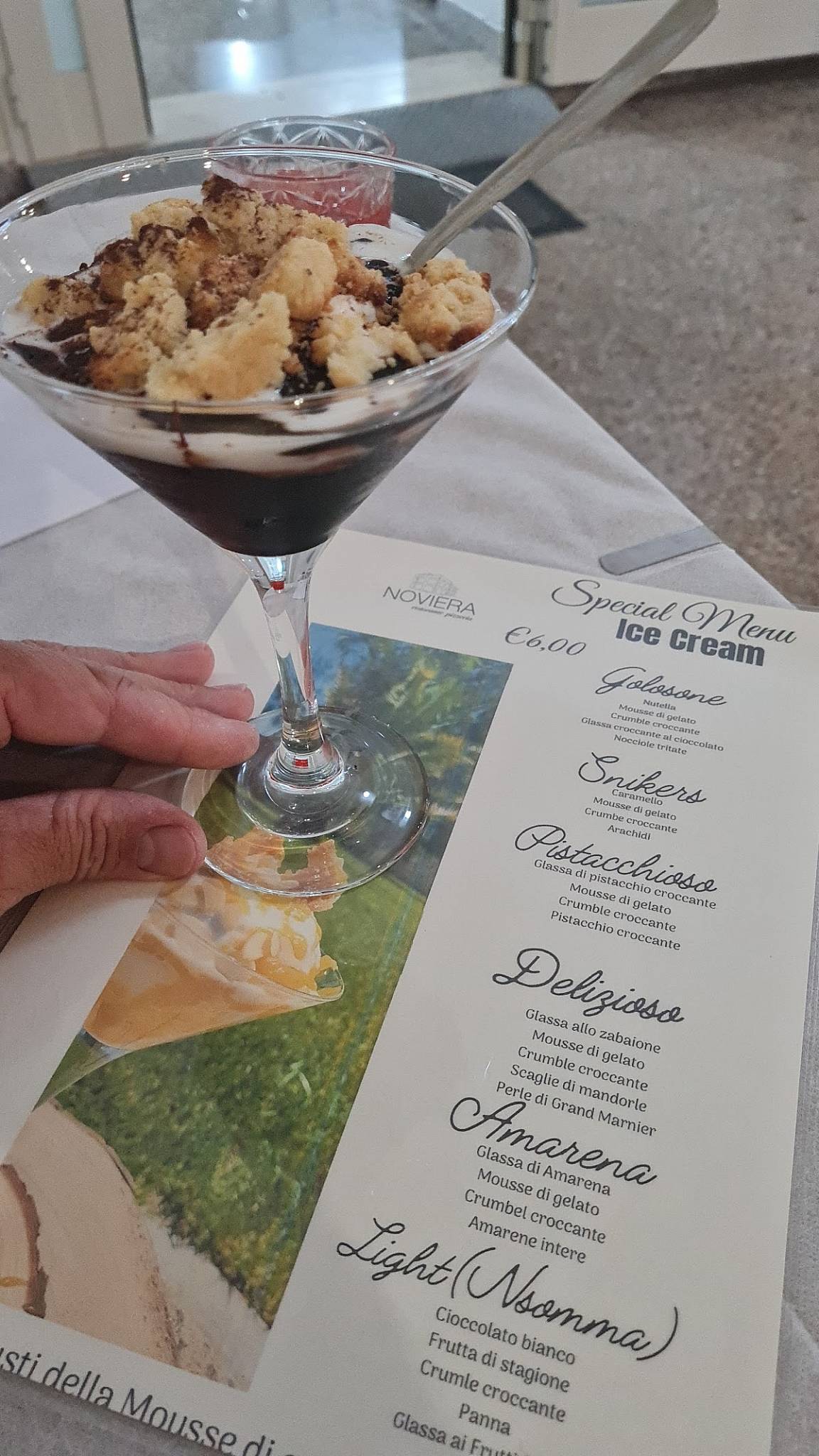 Menu di Noviera 