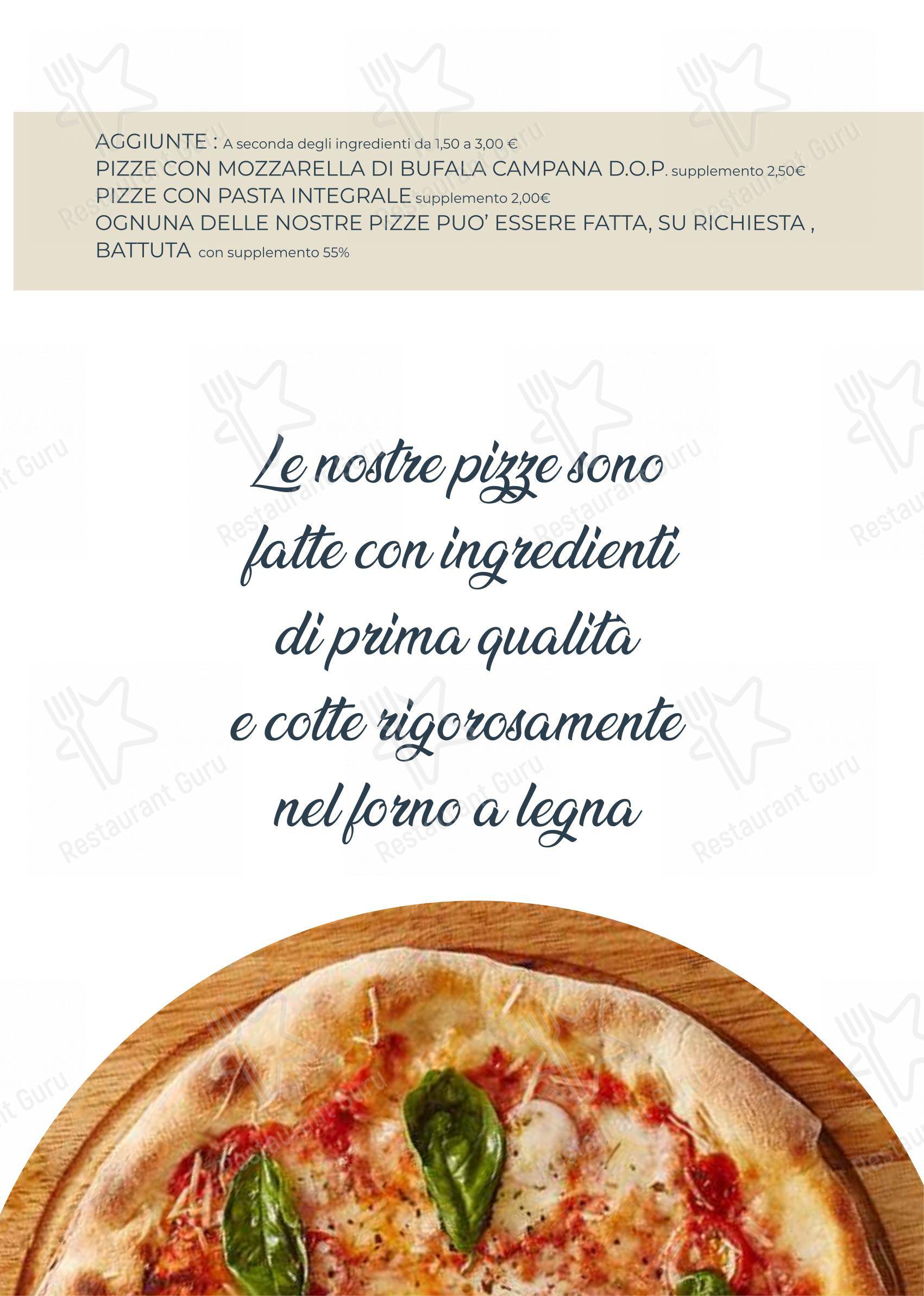 Menu di Ristorante Pizzeria Taverna Brenta “da Ivone” - Menu