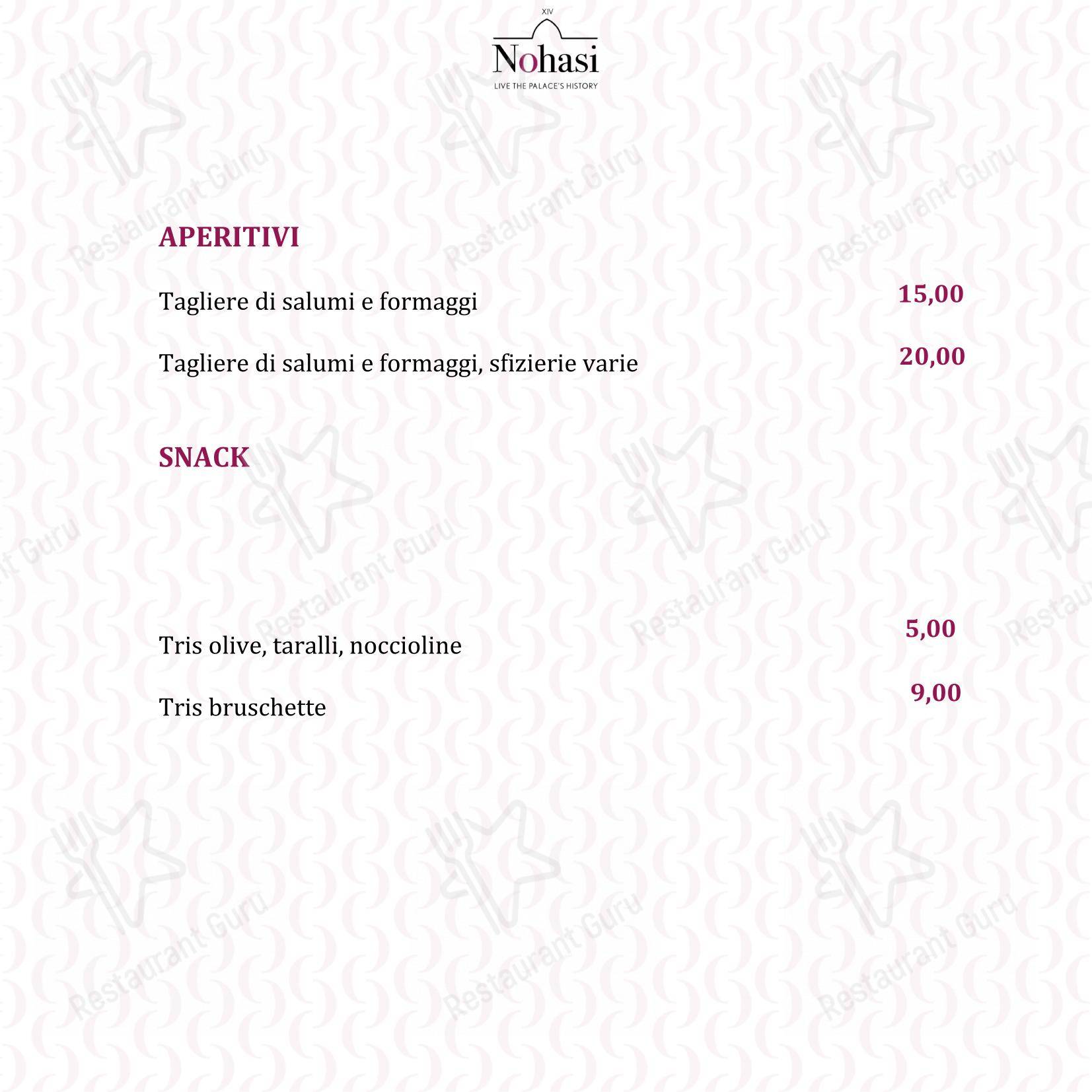 Menu pour Ristorante Signoria dans Noha