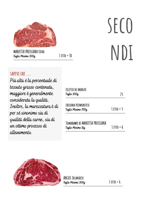 Menu di Ristorante Spapizar 
