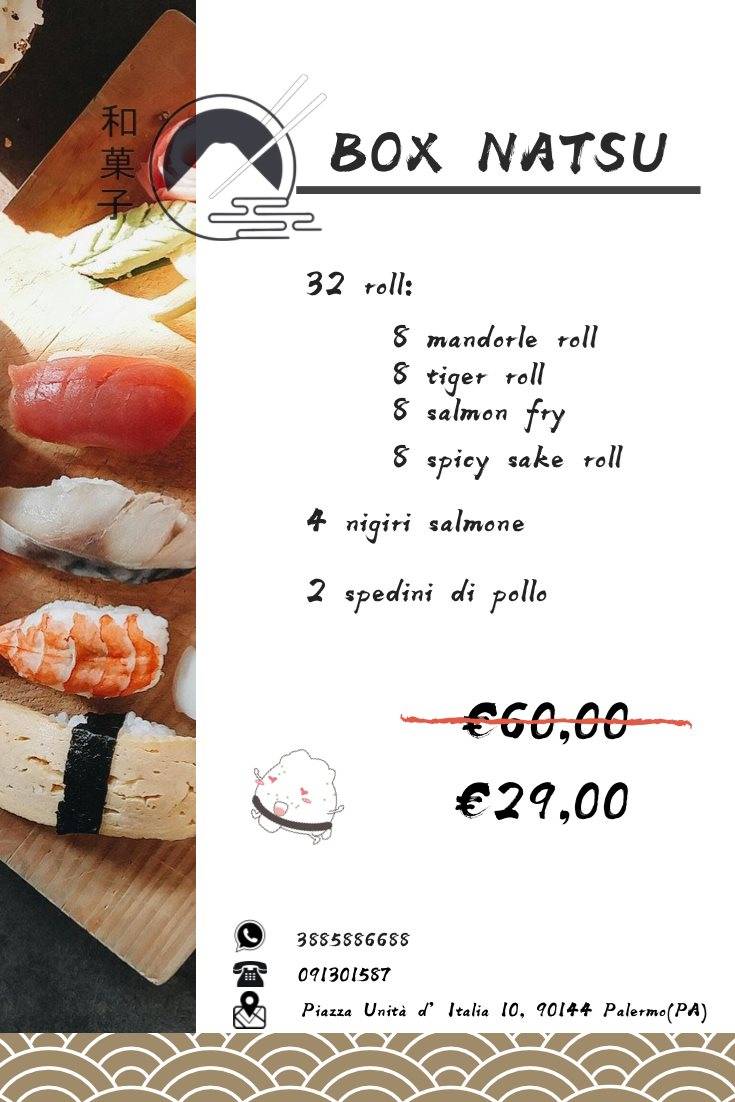 Menu di Wagashi 