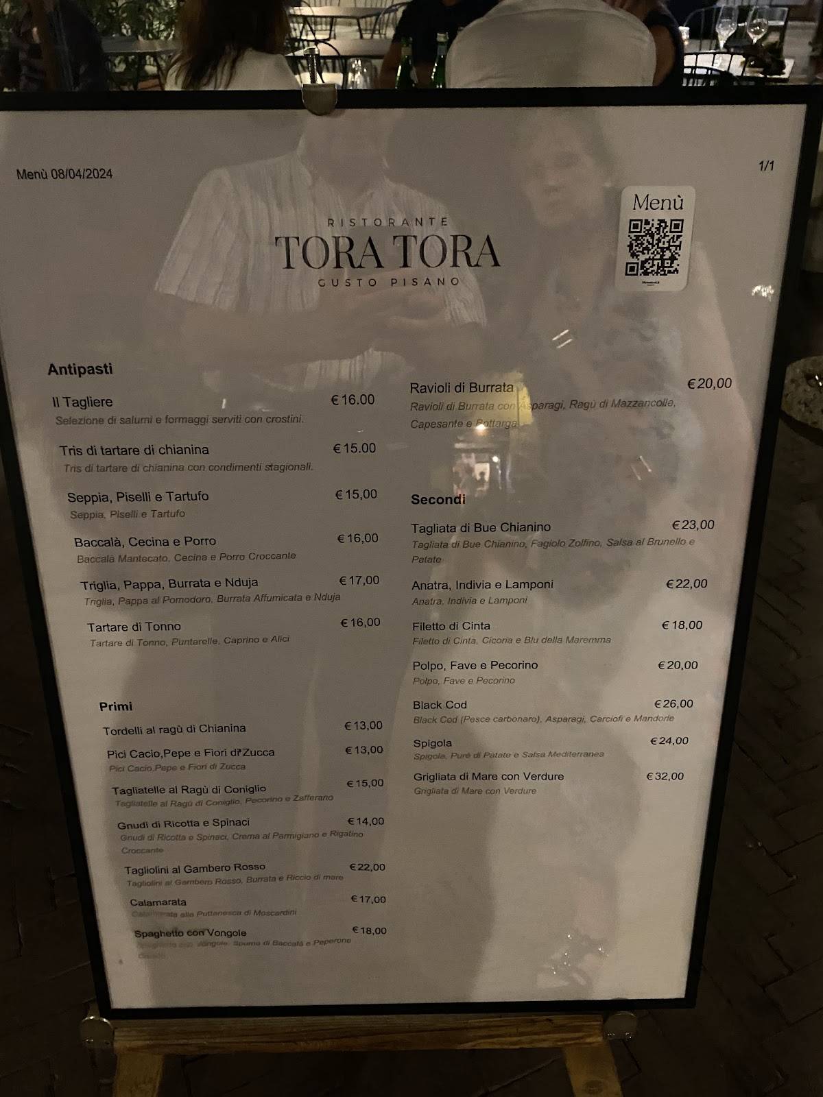 Menu di Ristorante Tora Tora 