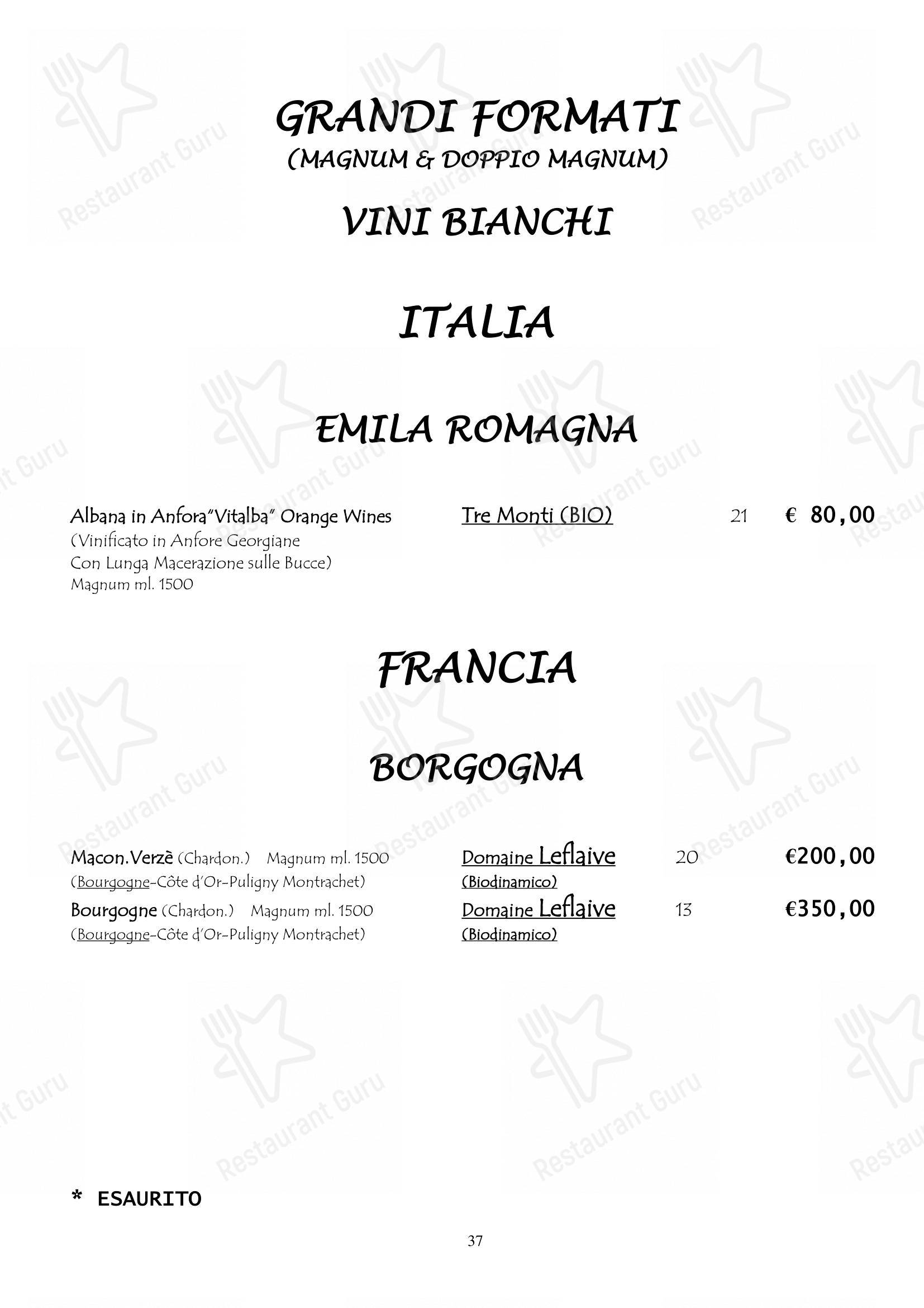 菜单 per Ristorante da Miro ristorante