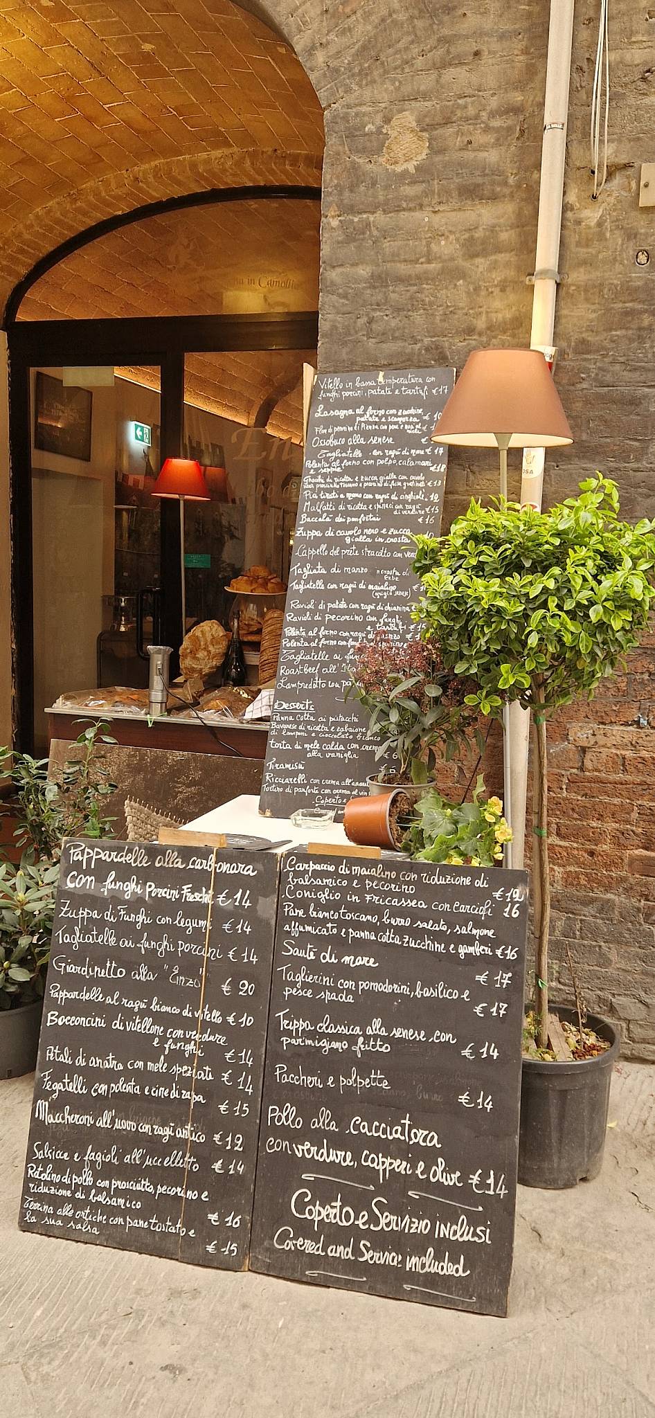 Menu di Ristorante da Enzo 