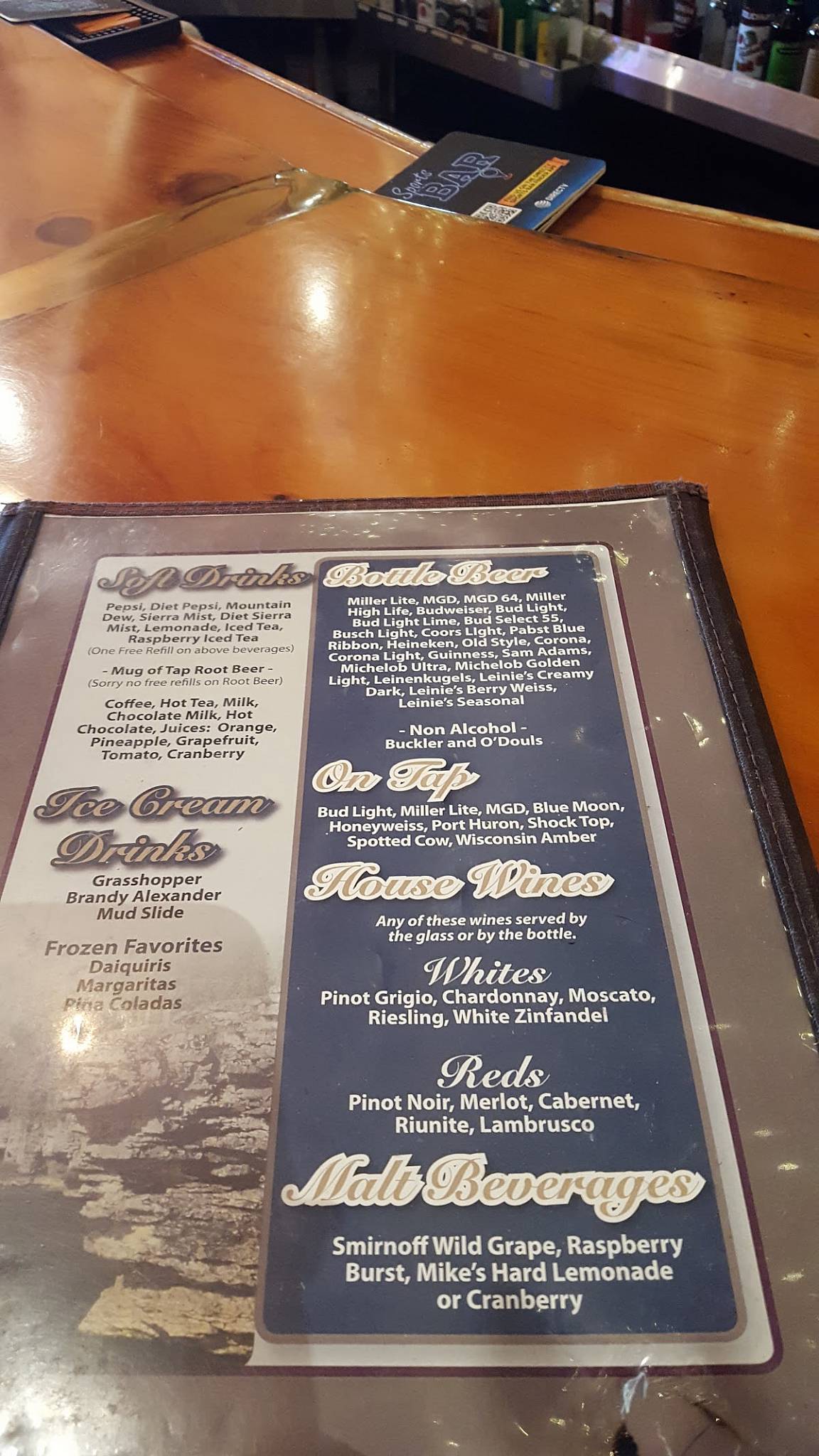Menu at River's Edge Pub & Grub, Wisconsin Dells, 30 Co Rd A