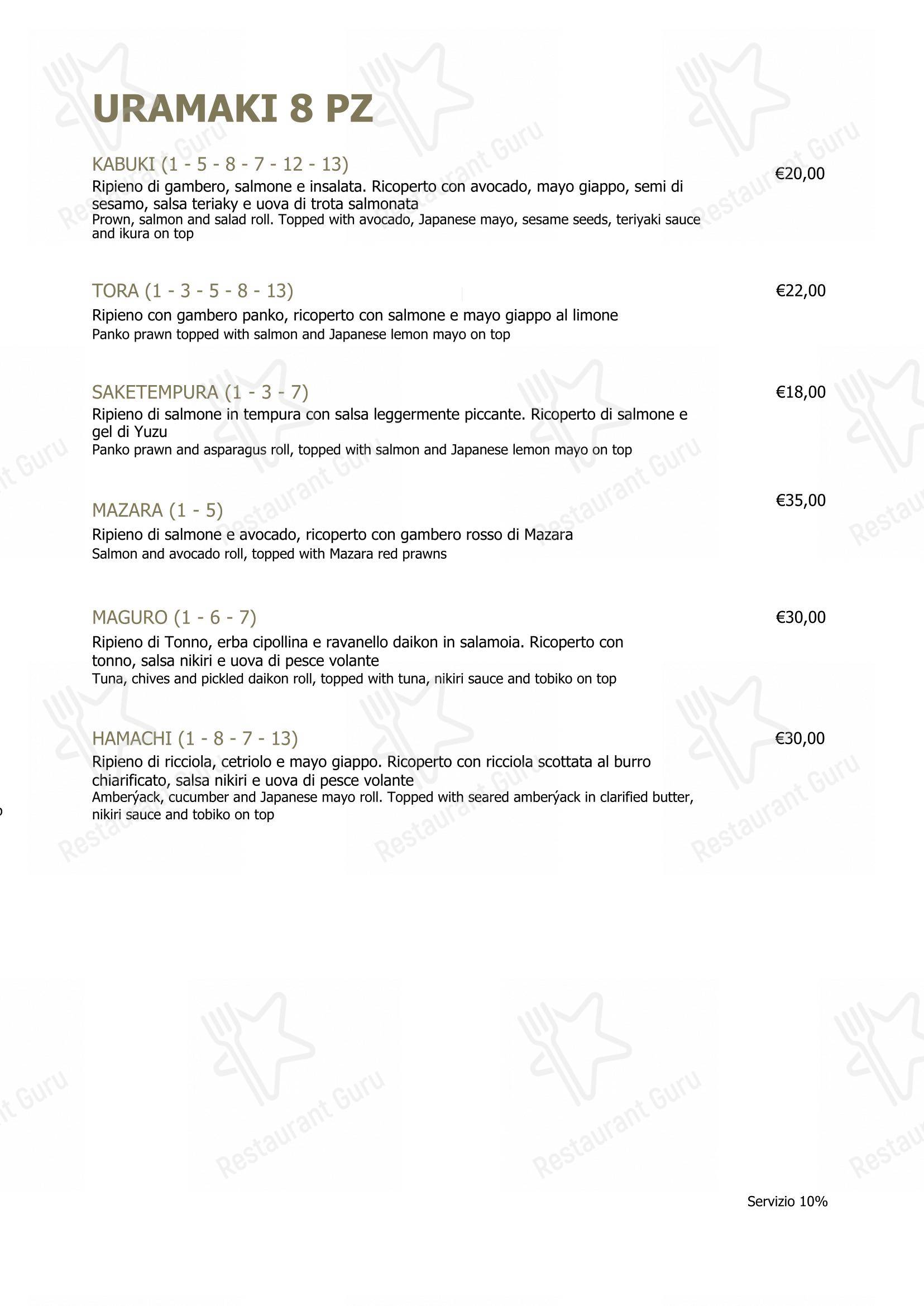 Menu di Ro Cafè, Bistrot & Patisserie - Menu bar