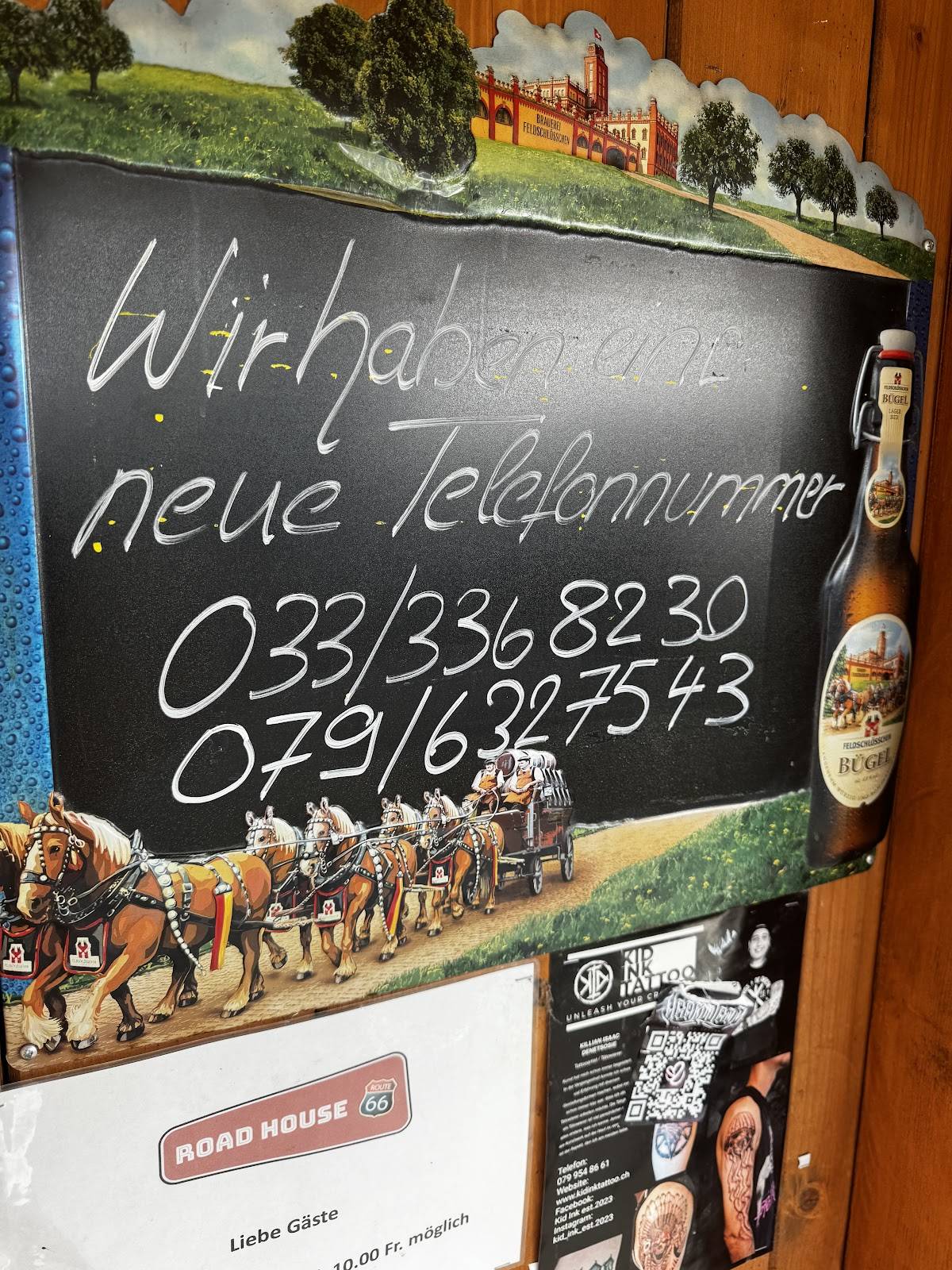 Menu di Roadhouse Route 66 