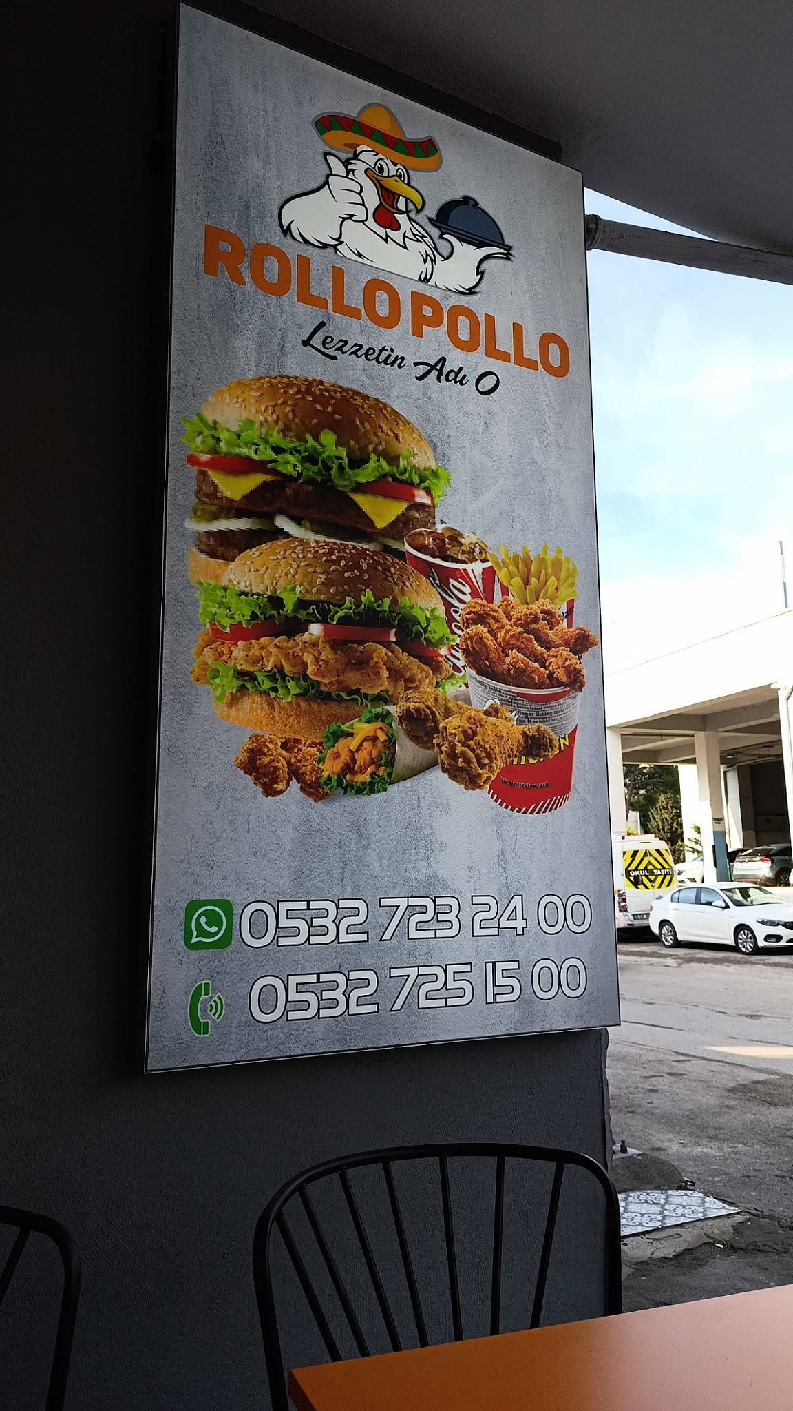 Menu de Rollo Pollo