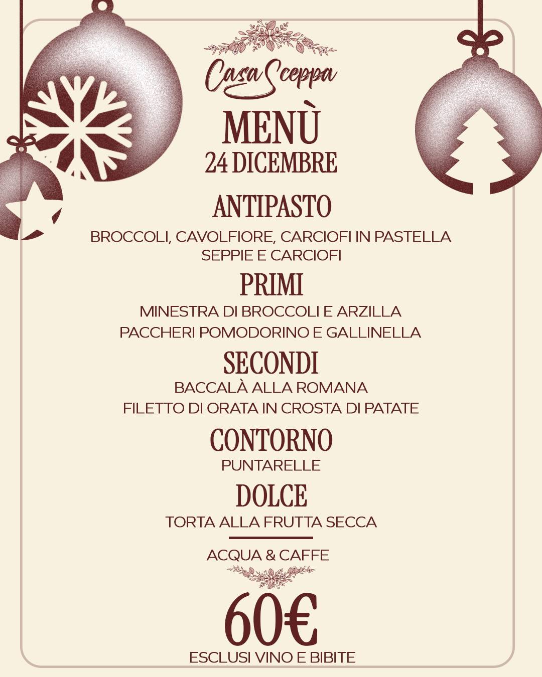 Menu di Casa Sceppa 