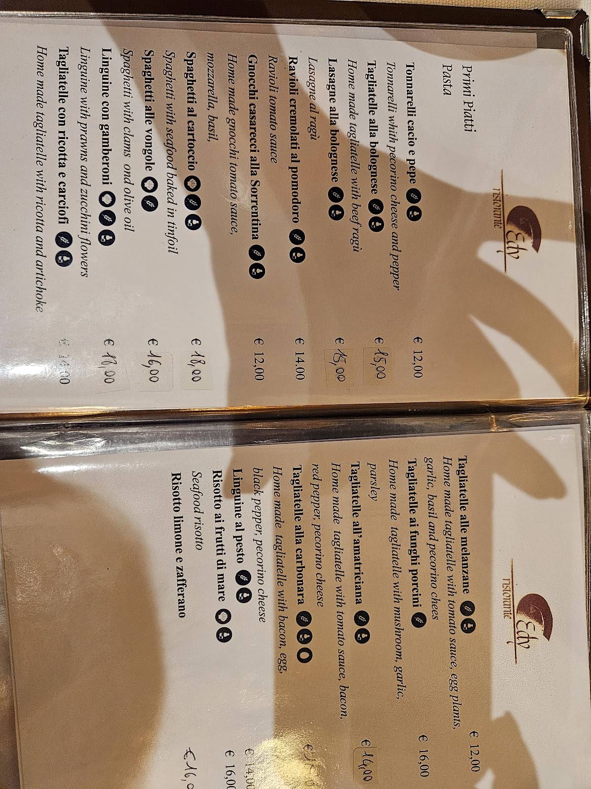 Menu di Edy Ristorante 