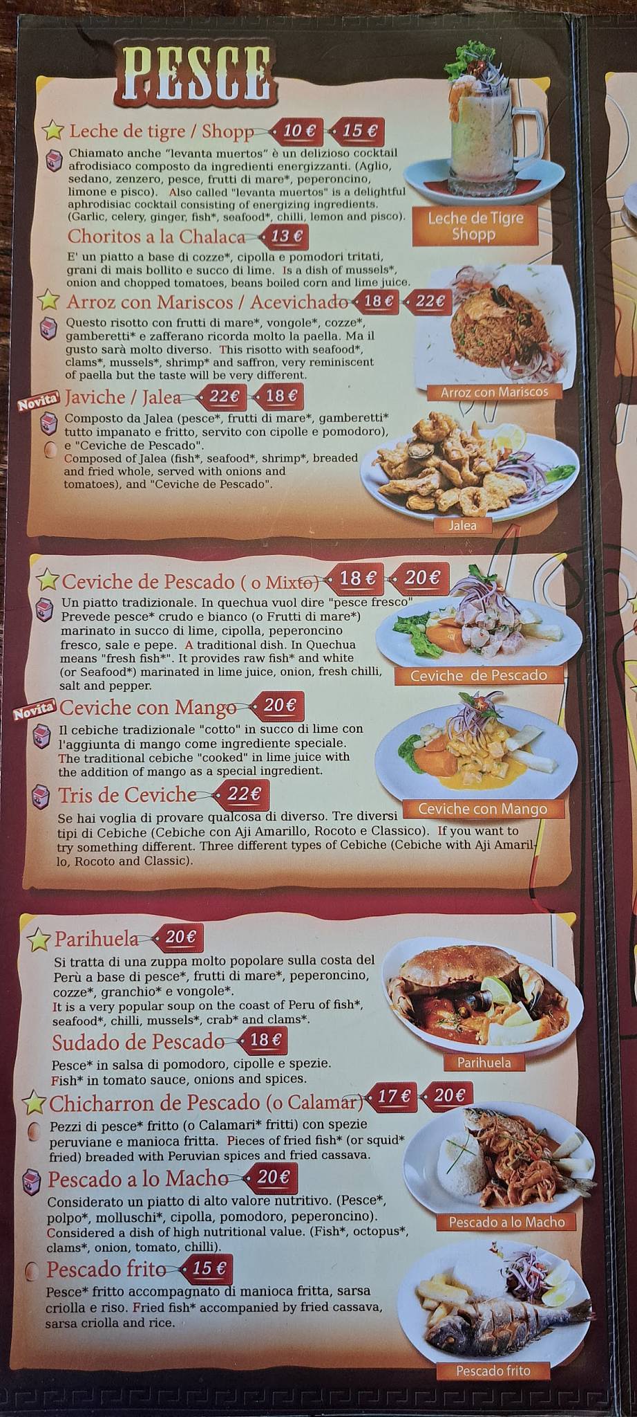 Menu di Inka chicken 