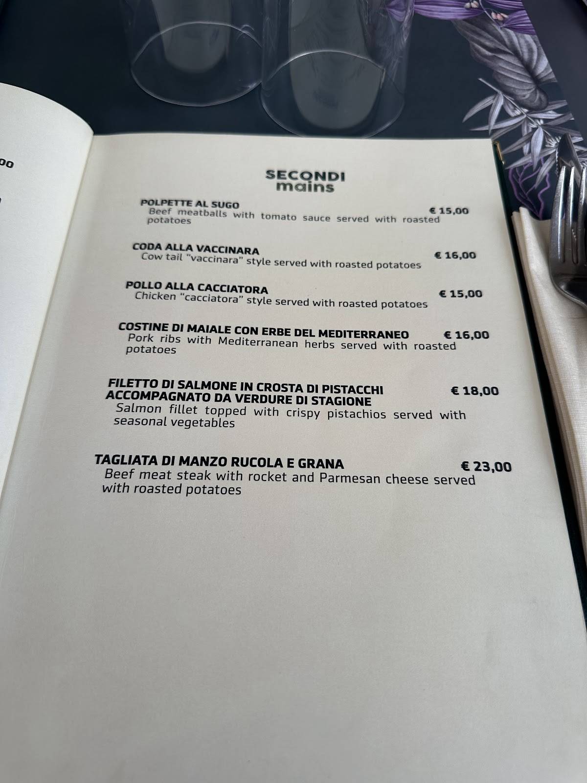 Menu di Negresco Ristorante Pizzeria 