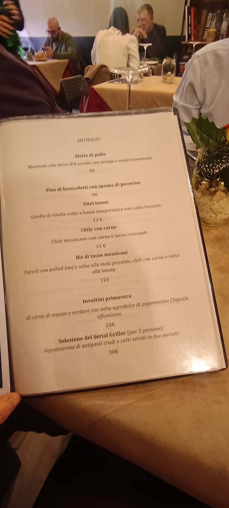 Menu di Serial Griller 