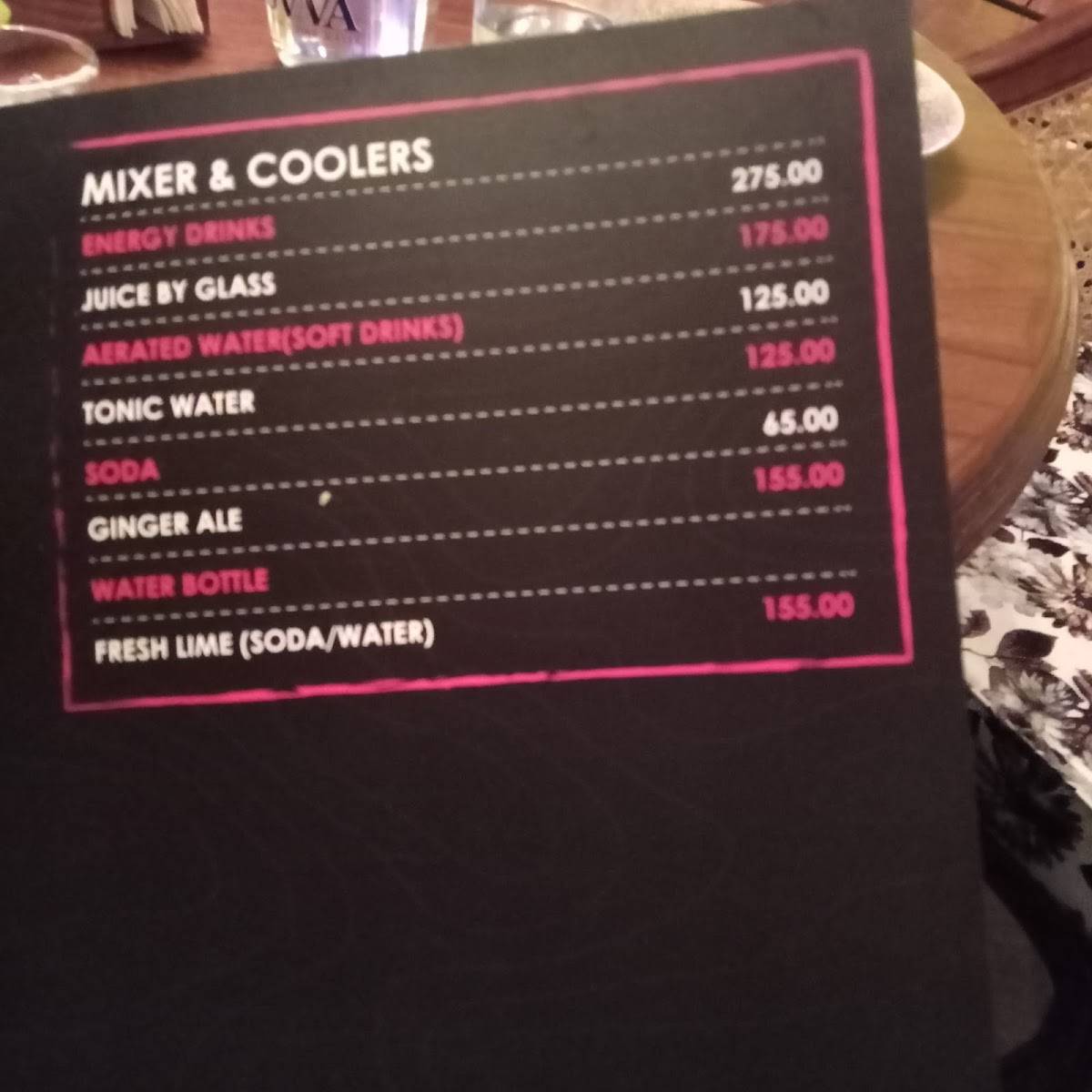 Roots menu