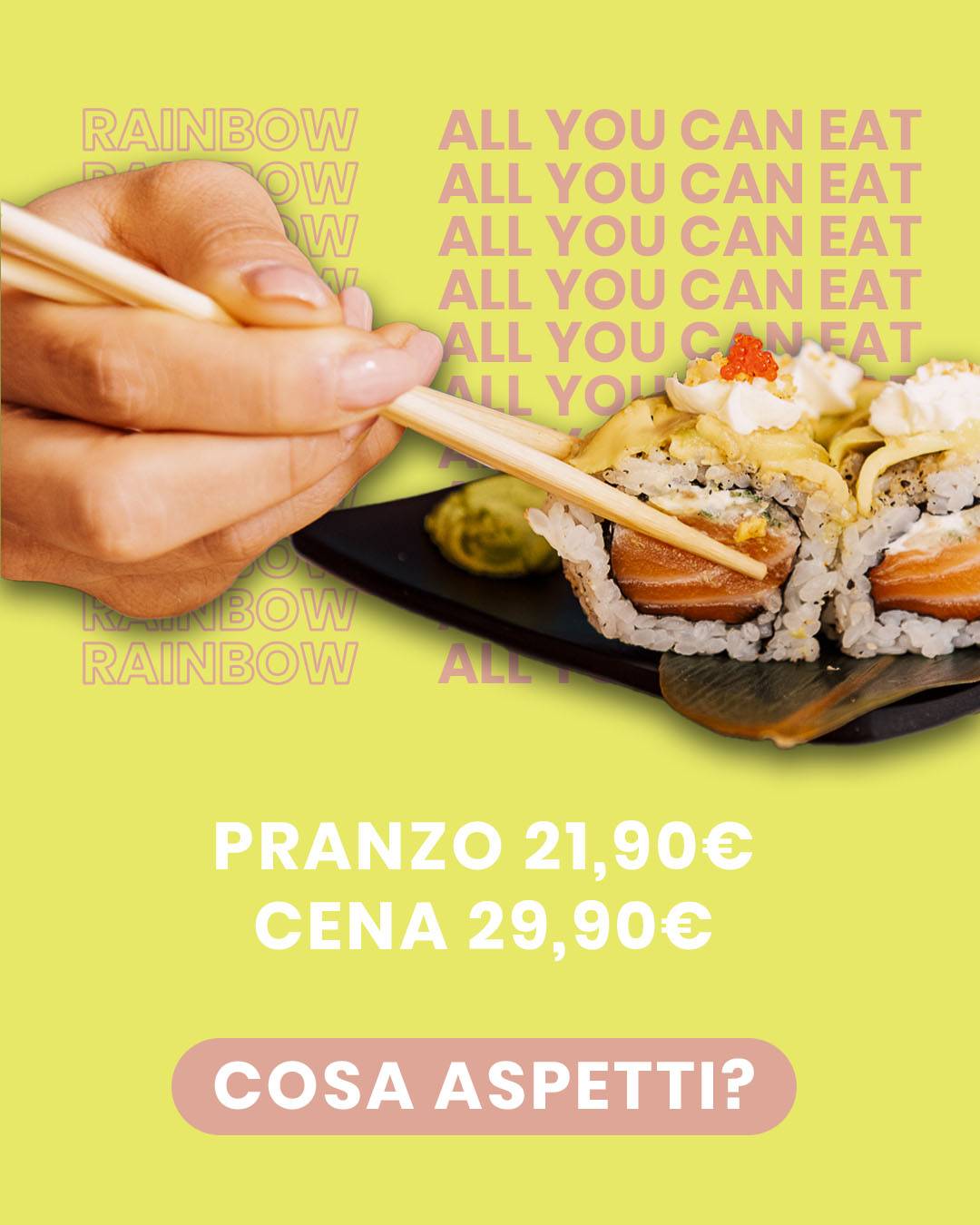 Menu di Rainbow Sushi 2.0 Rovereto 