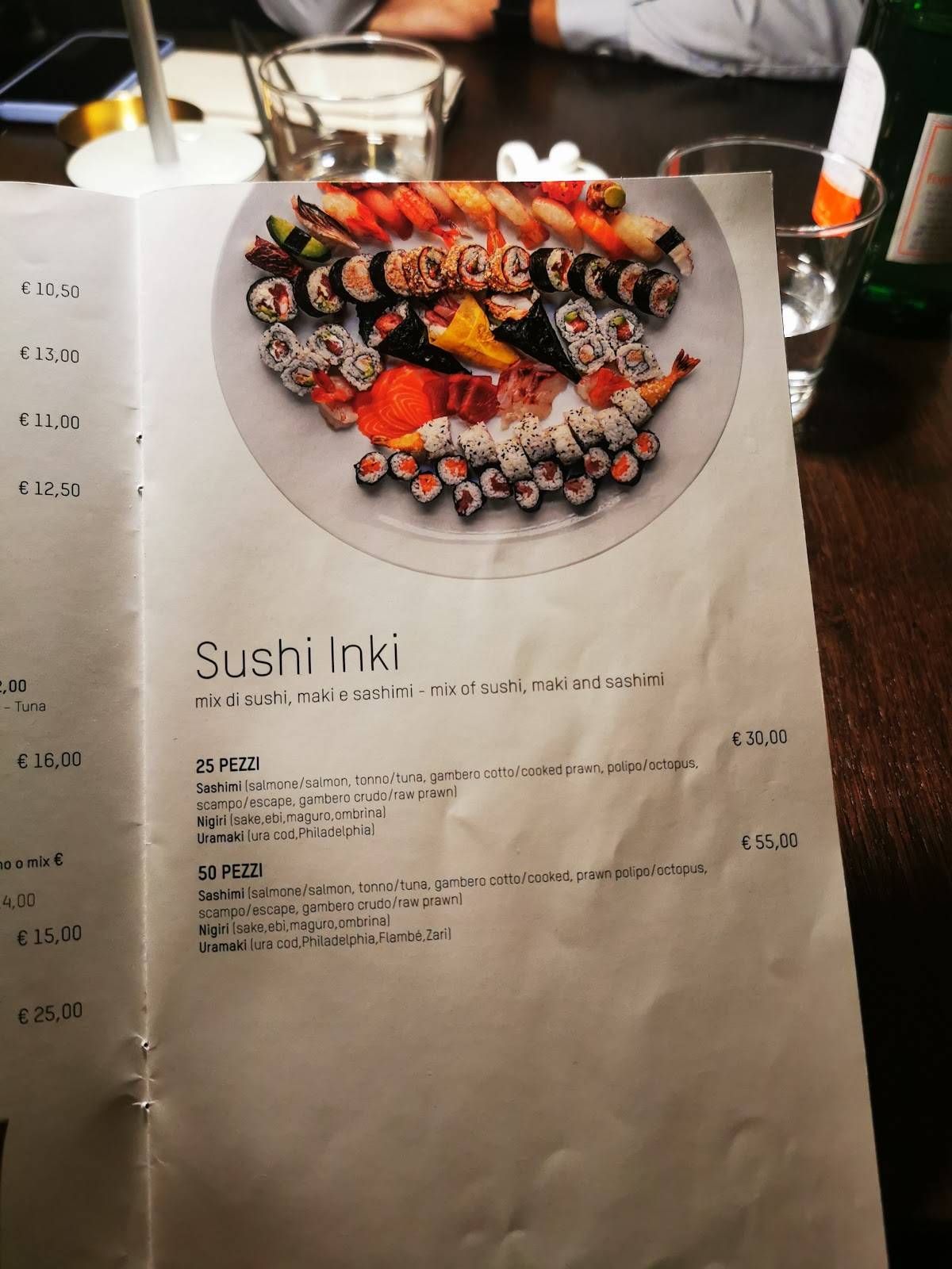 Menu di Inki Makisushi 