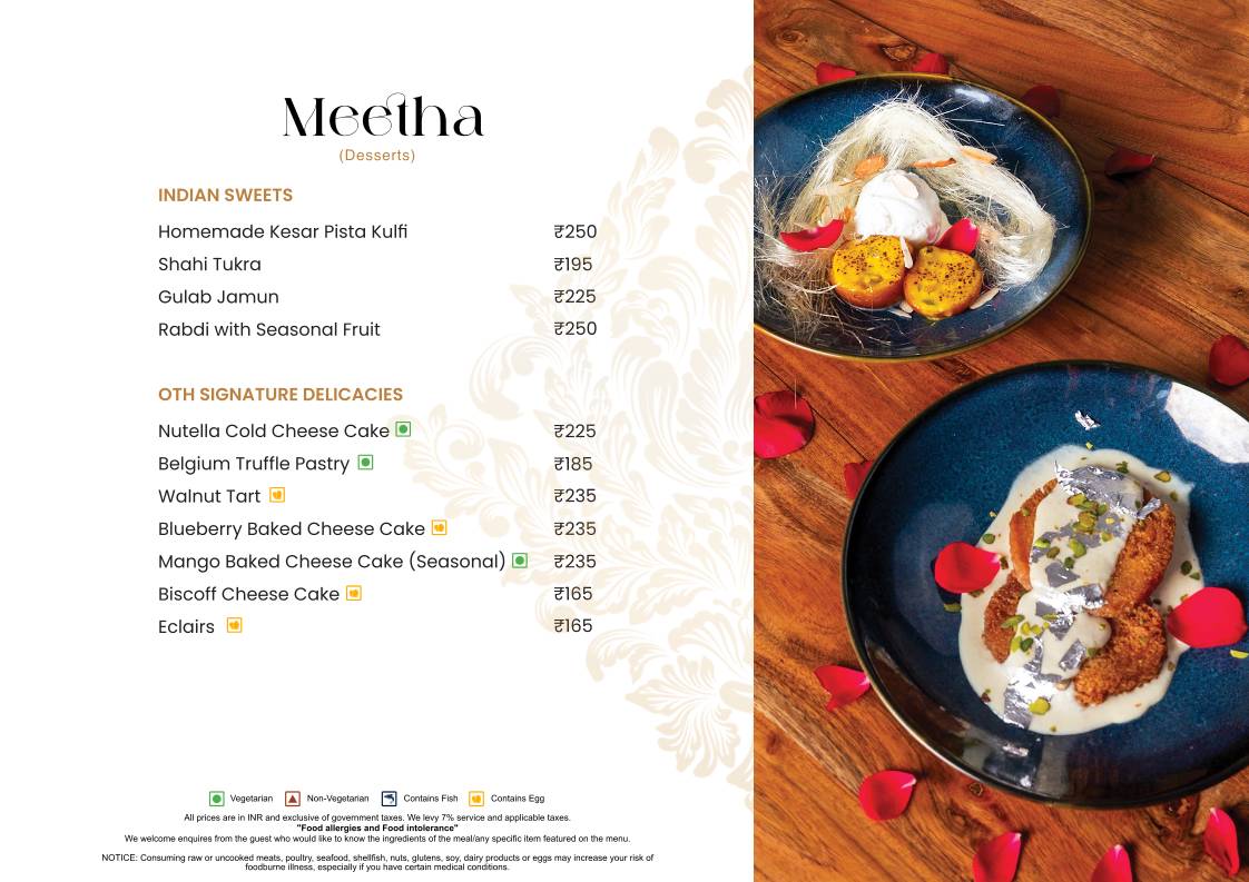 Rustic - Inspired Kitchen menu