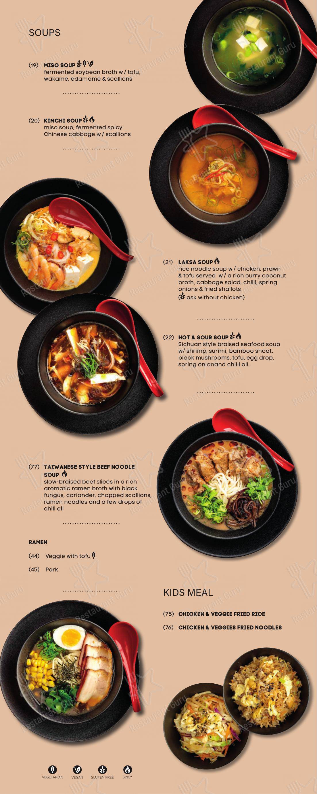 SILK - Pan-Asian Fusion and Izakaya, Split in Spalato - Menu