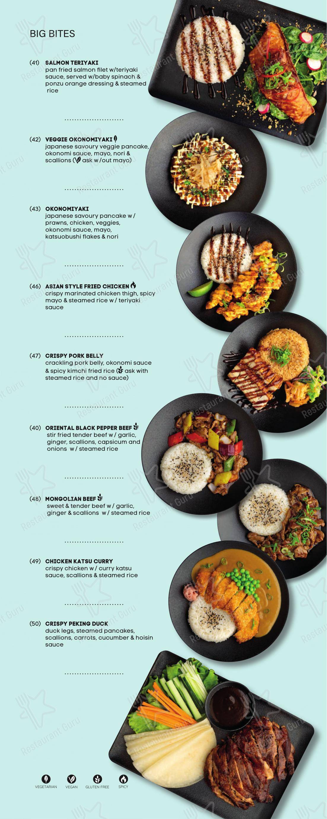 Menu per SILK - Pan-Asian Fusion and Izakaya, Split in Spalato