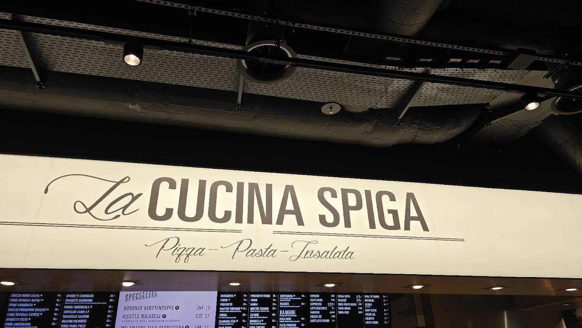 Menu di SPIGA Ristorante Glattzentrum 
