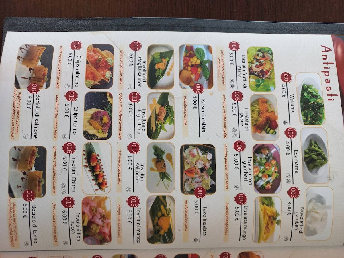 Menu di SUSHI YU 