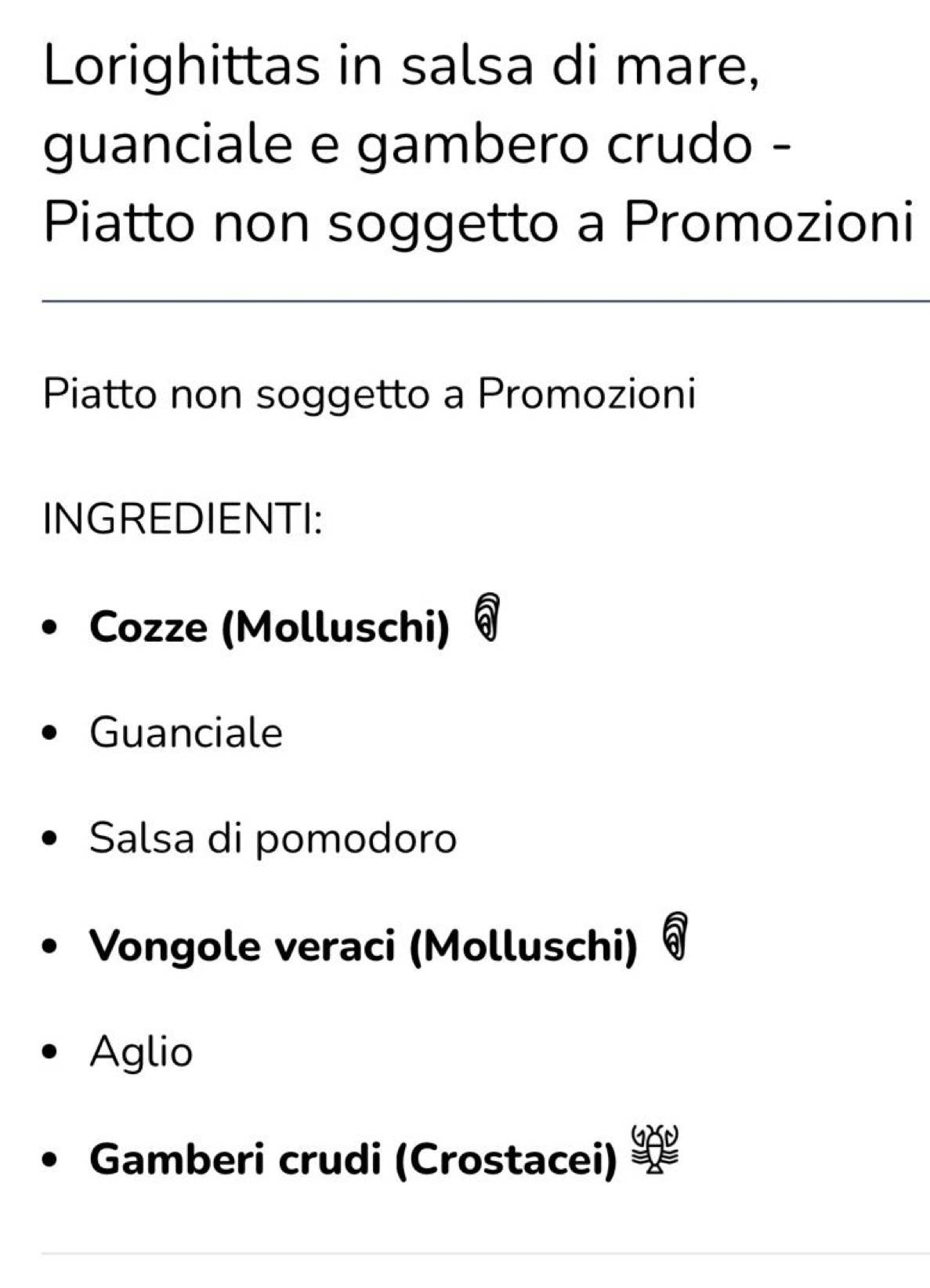 Menu di SA PIOLA RESTAURANT 