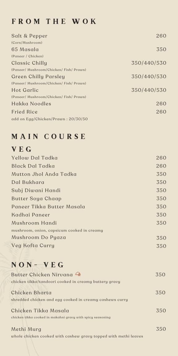 Saami Kitchen & Brewery menu