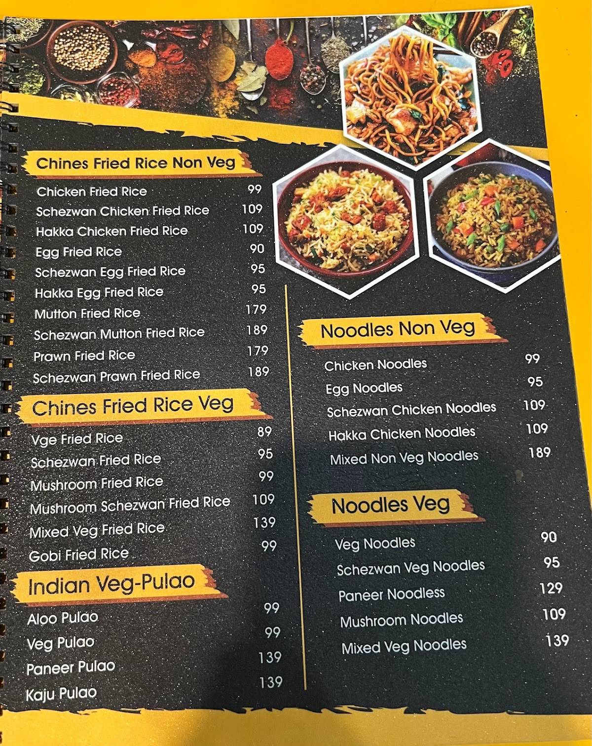 Saleem's Dhaba & Rolls menu