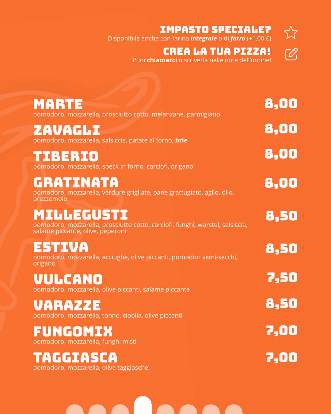 Menu di Sangiuliano Pizza 
