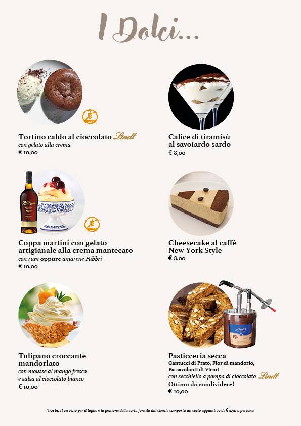 Carta de L' Arcangelo I Cucina e Pizza
