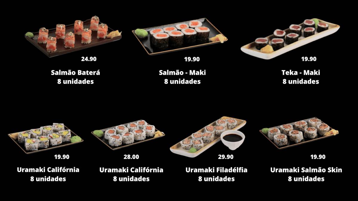 KODAI SUSHI SANTANA - Rodízio e Restaurante Japonês cardápio