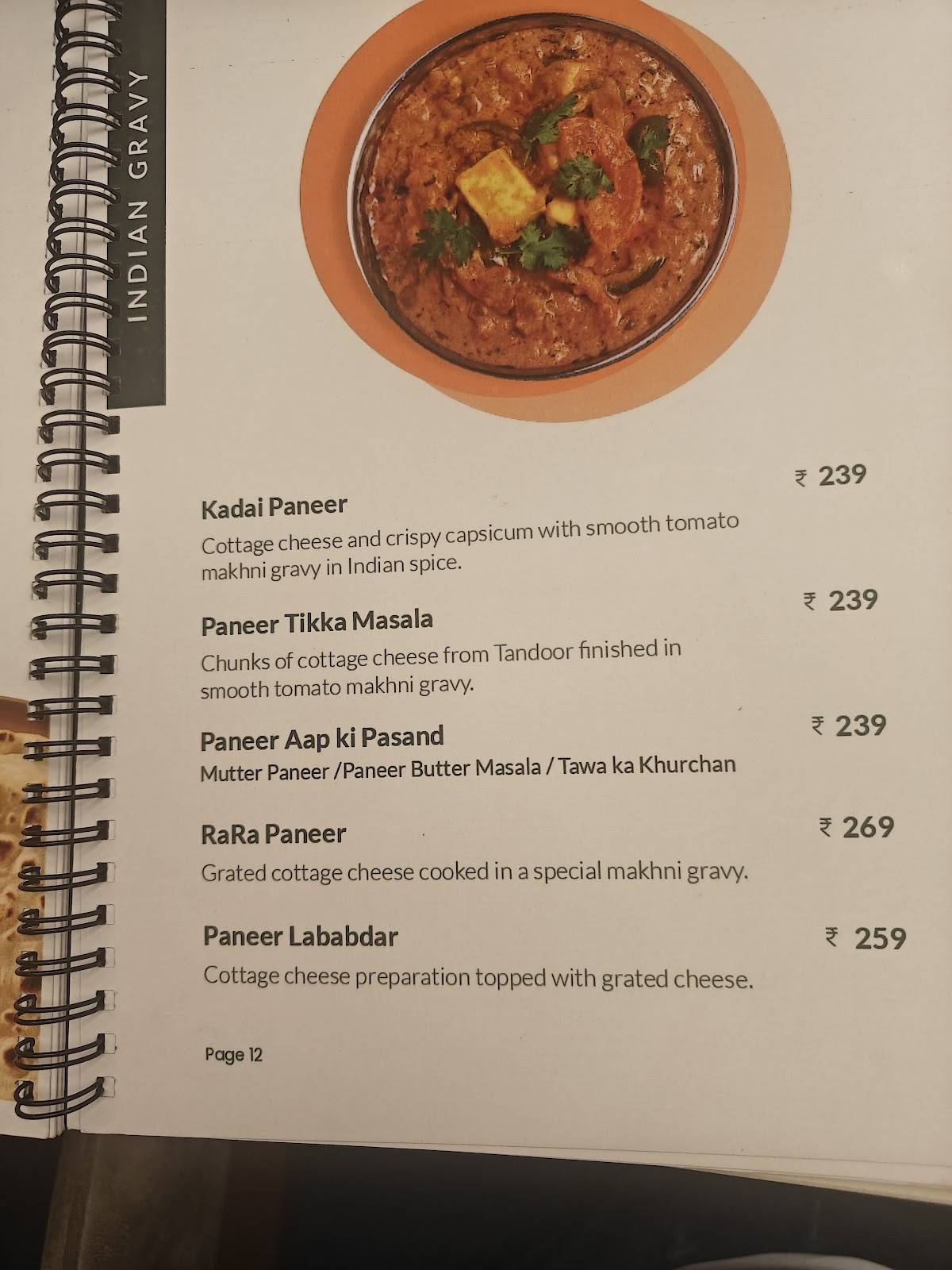 Sattvik - Rooftop Cafe menu