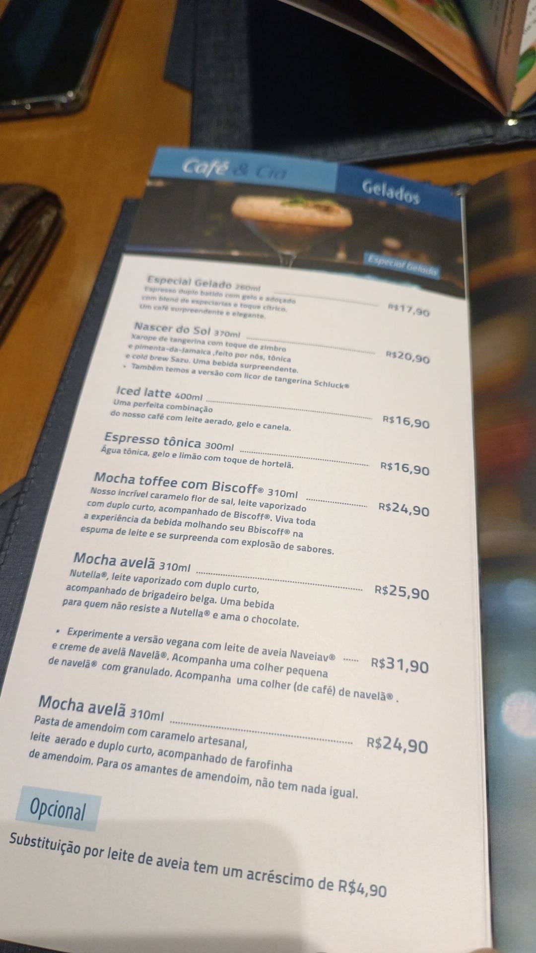 Sazu Café cardápio