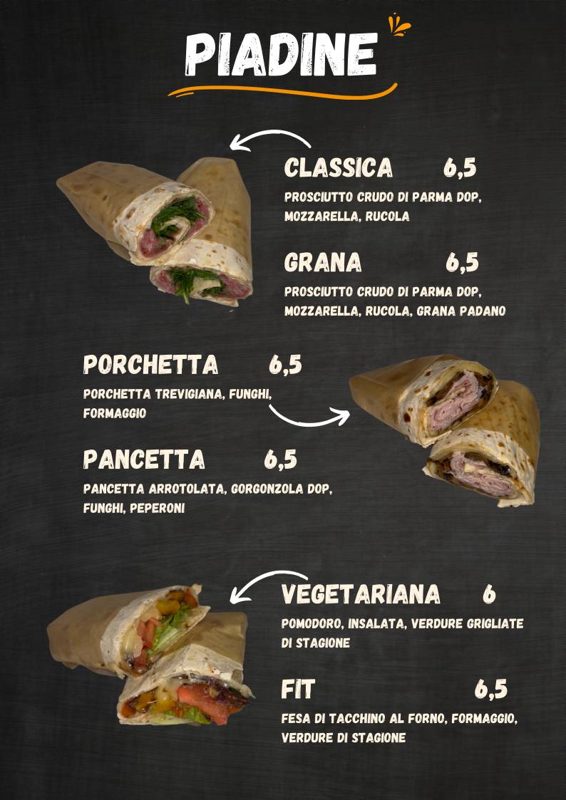 Menu di Al Redentore 